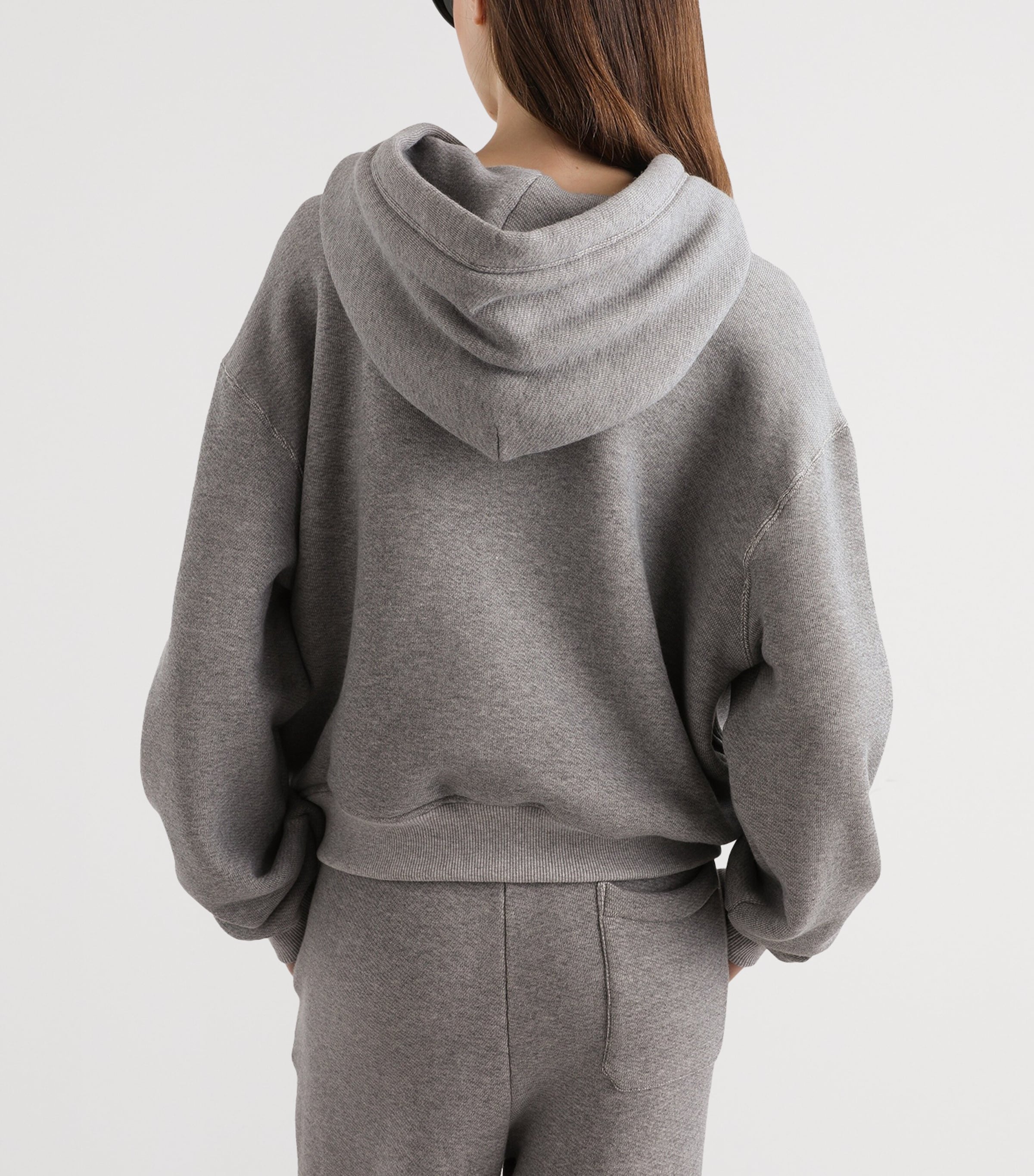 Dolce&Gabbana Womens Cotton-Blend Logo Hoodie Mela Image 5