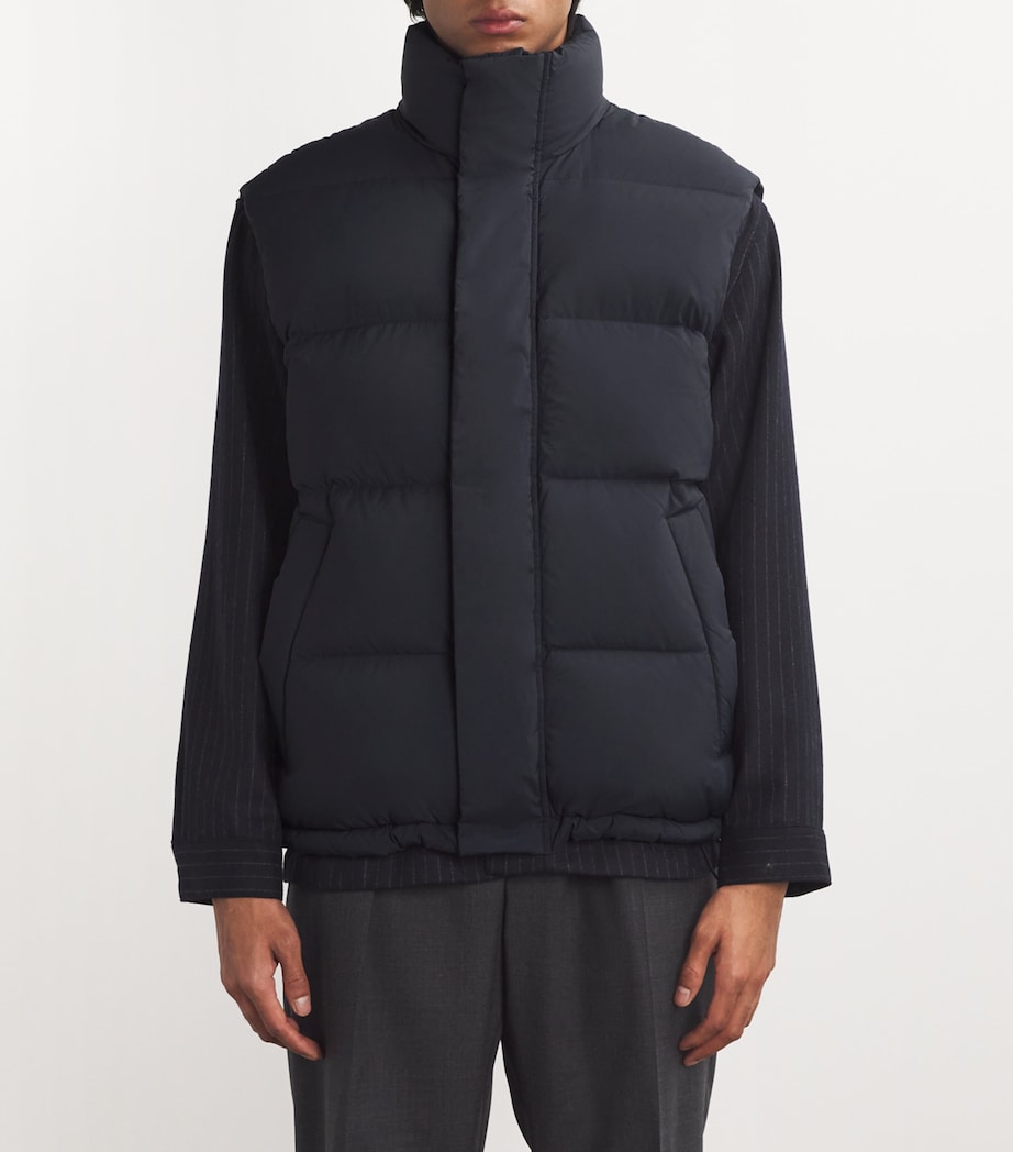 Down Matthew Gilet 200 NAVY BLUE Image 3