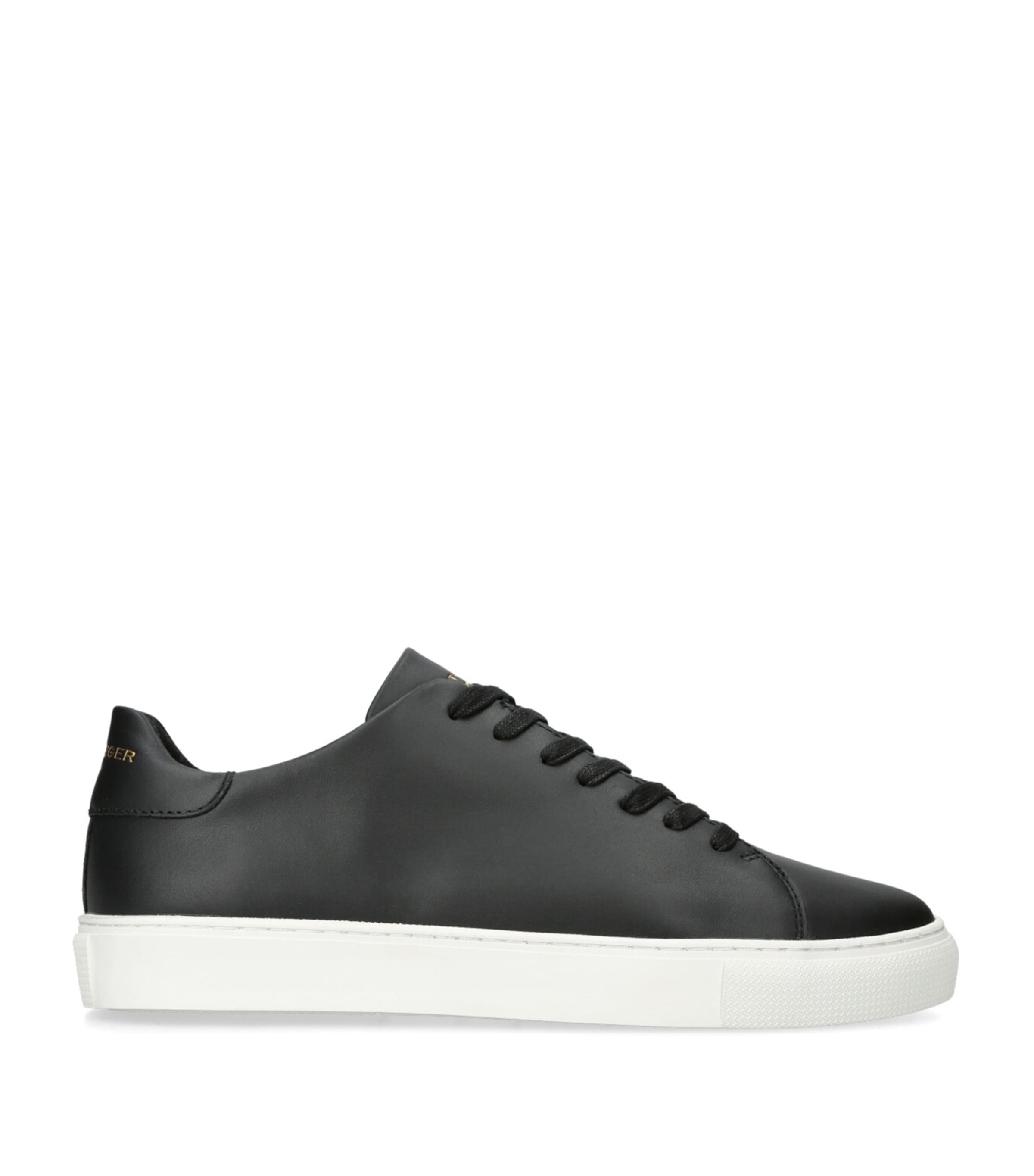 Leather Lennon Sneakers BLACK Image 3