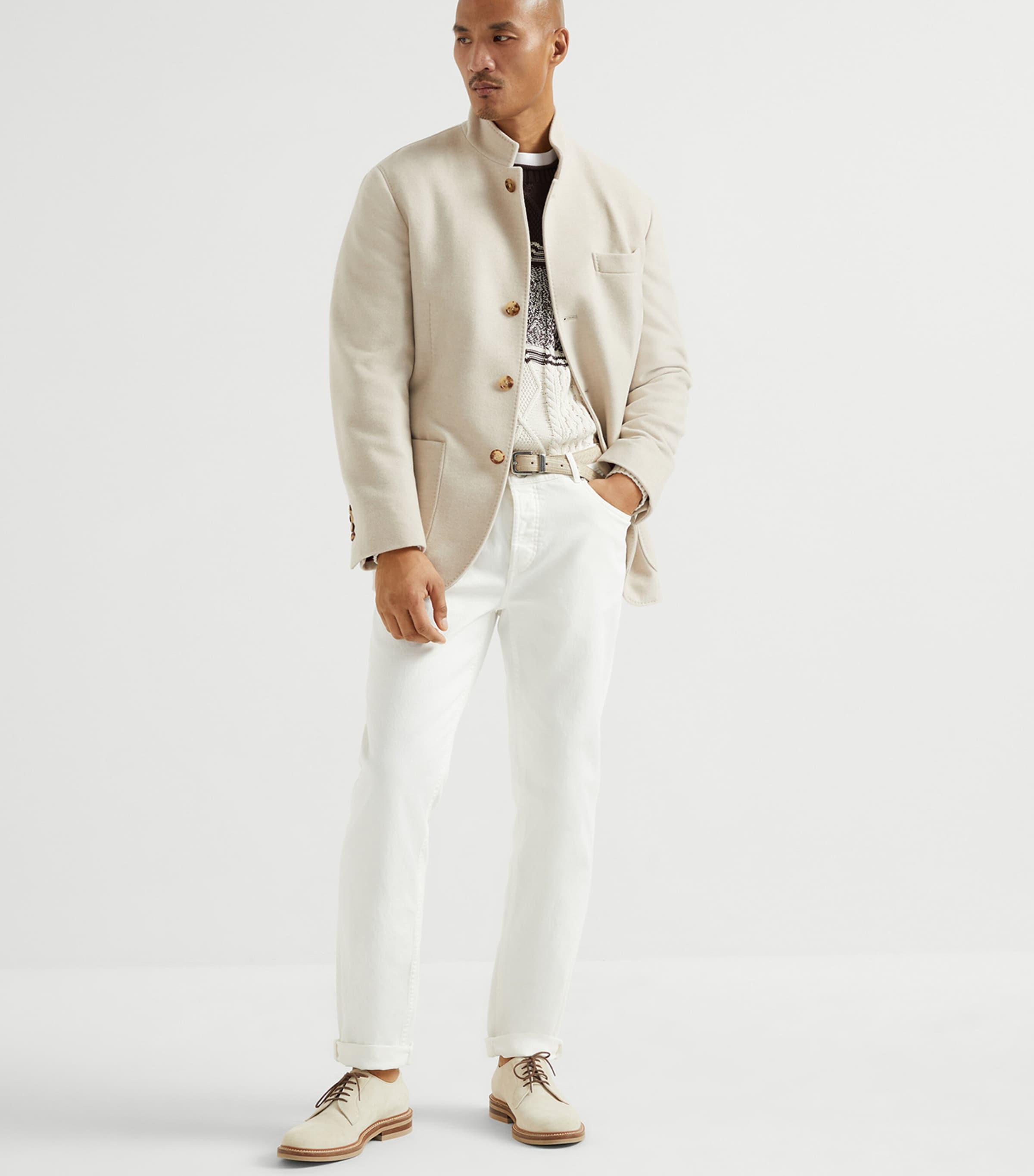 Cashmere Coat COOL BEIGE Image 5