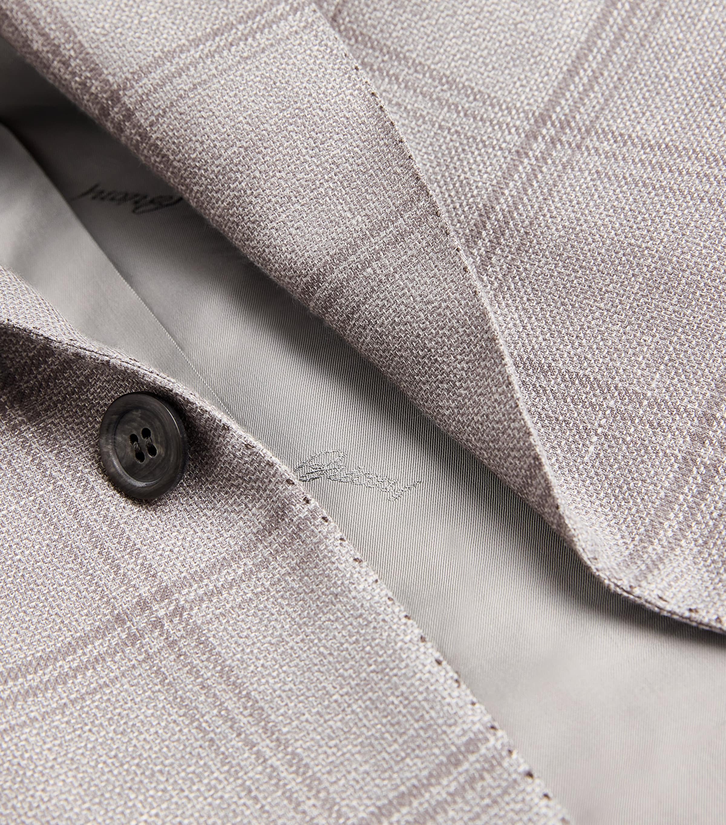 Wool-Blend Check Blazer 1600 Image 5