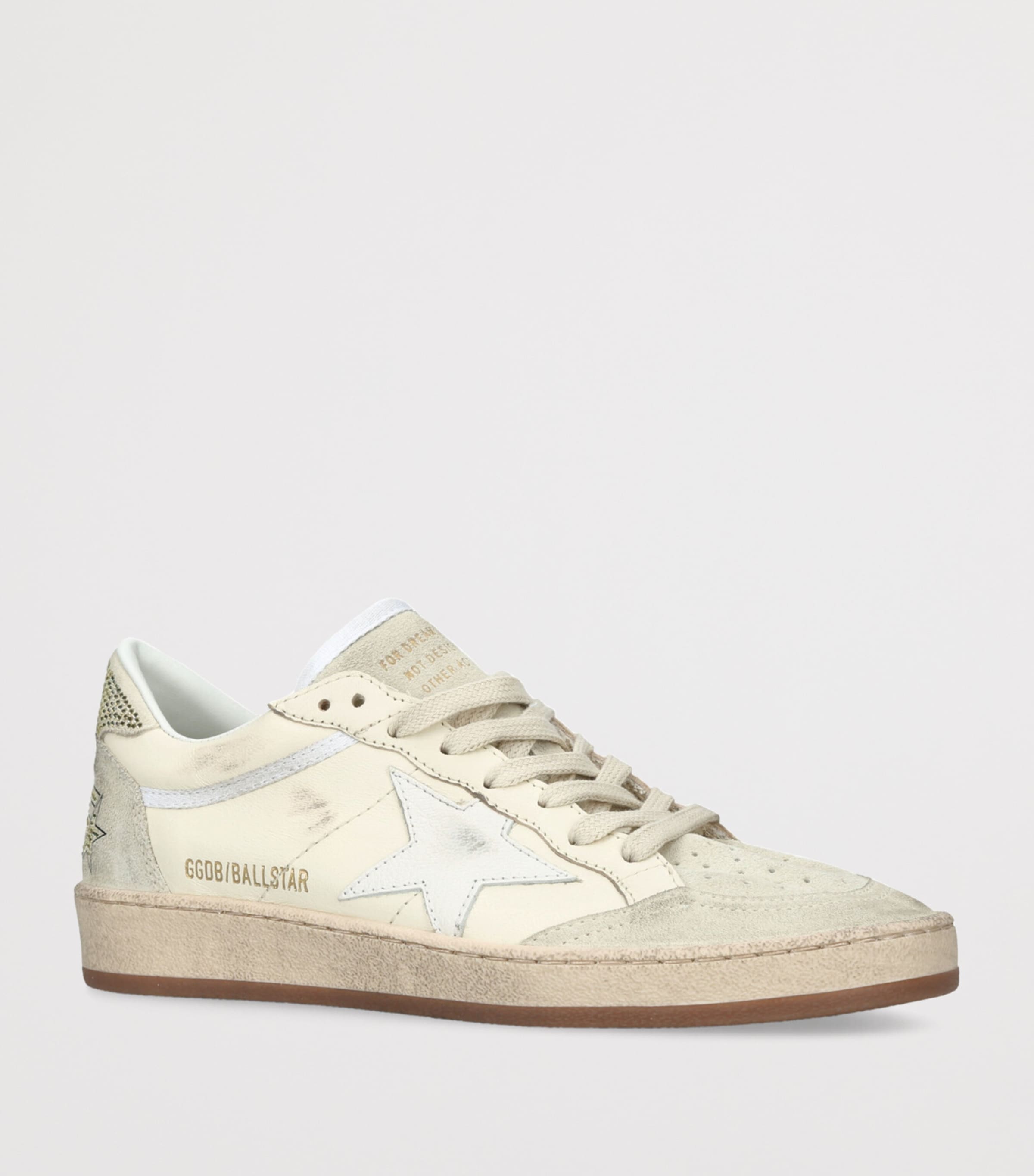 Golden Goose White Leather Ball Star Sneakers | Harrods US Golden Goose White Leather Ball Star Sneakers | Harrods US