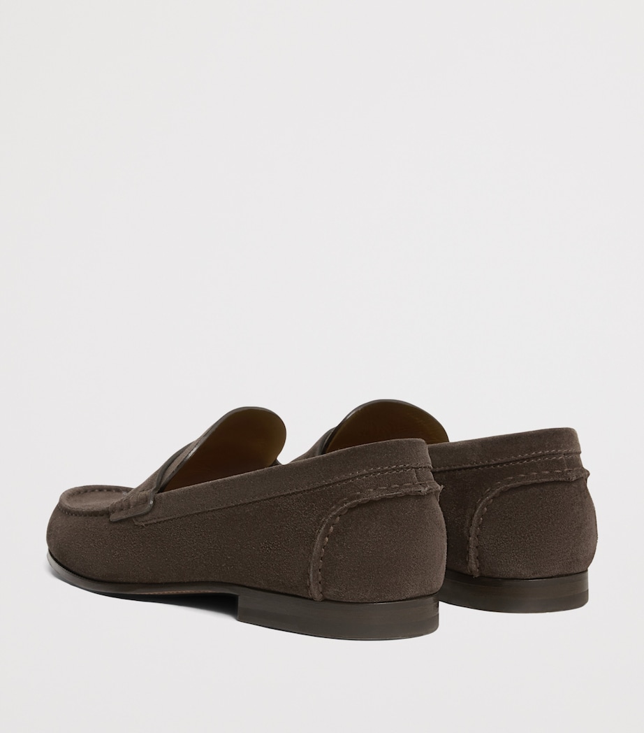 Suede Heddon Flex Loafers 029CLAY Image 6
