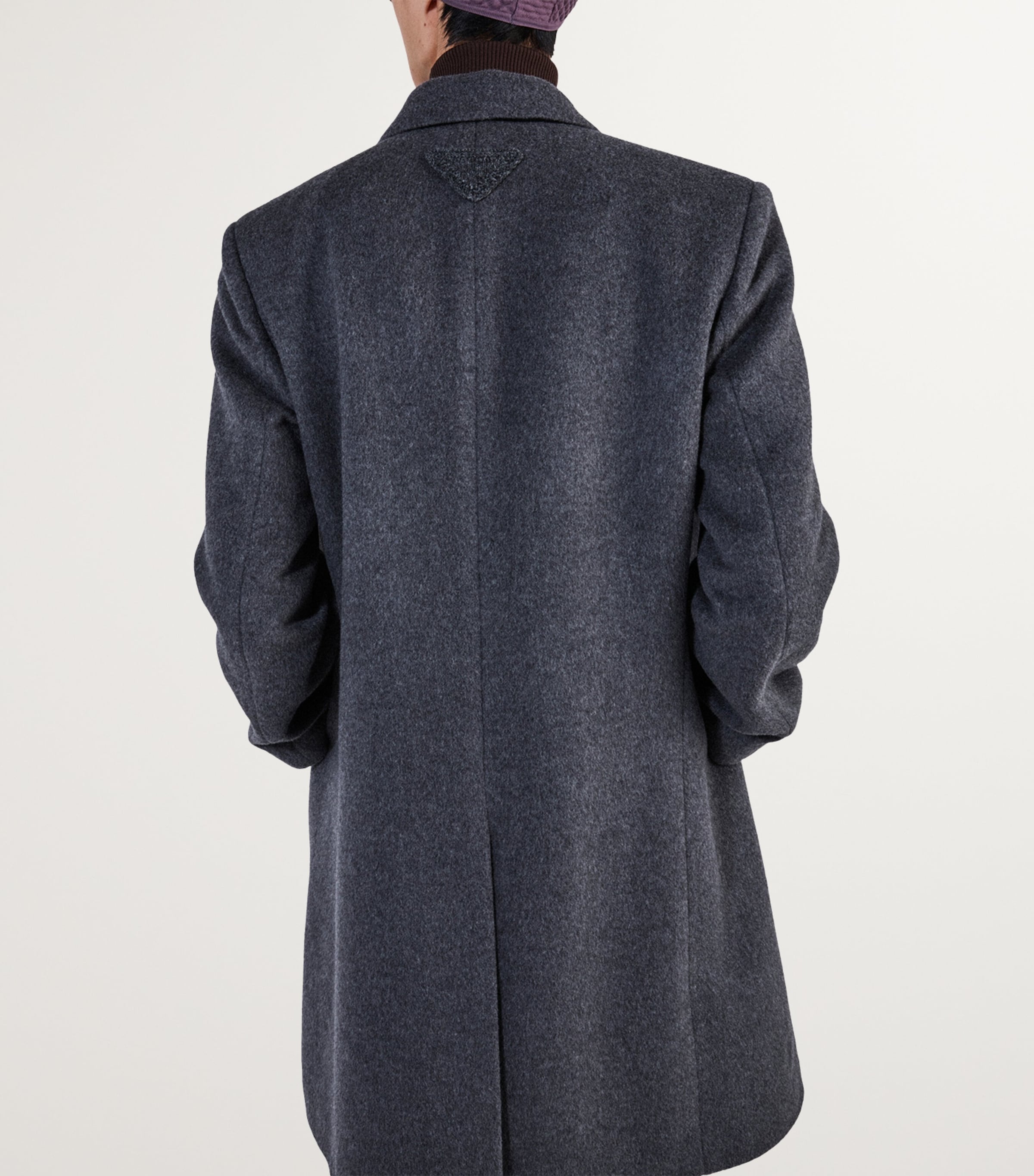 Prada Grey Wool Single-Breasted Coat | Harrods UK Prada Grey Wool Single-Breasted Coat | Harrods UK
