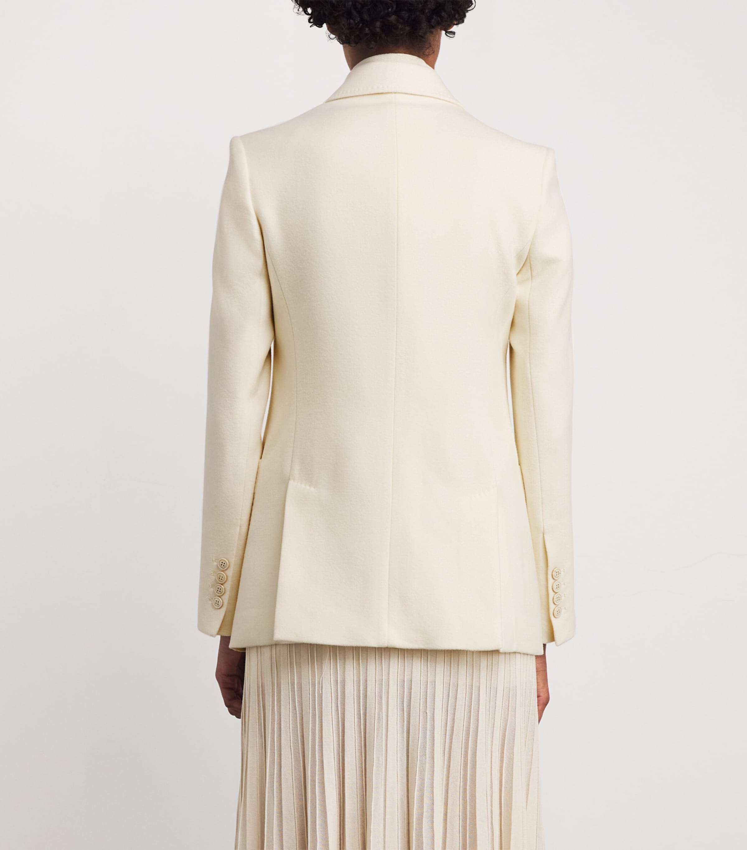 Wool Double-Breasted Blazer BIANCO Image 4