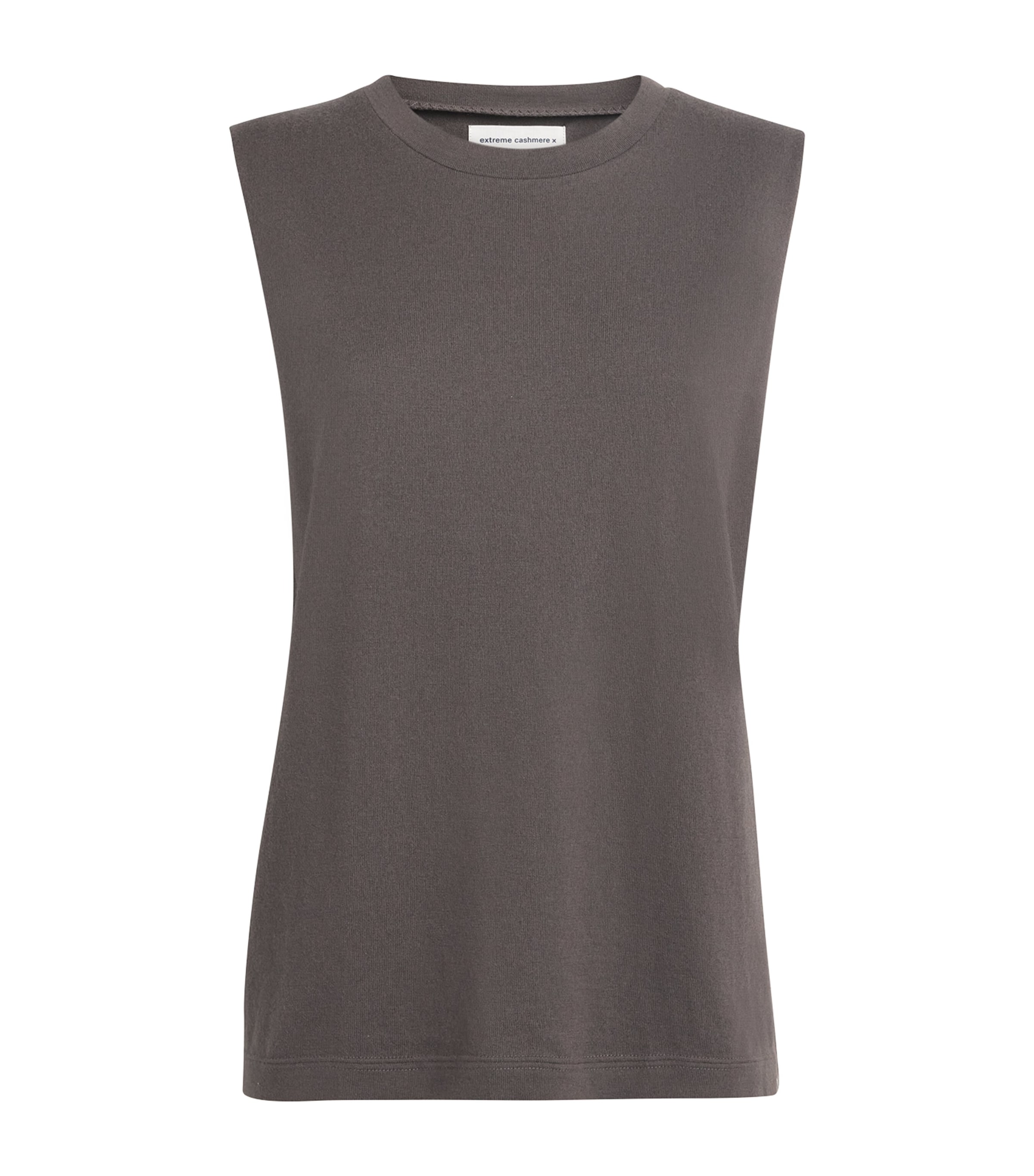 Extreme Cashmere Cotton-cashmere Muscle Knit Vest