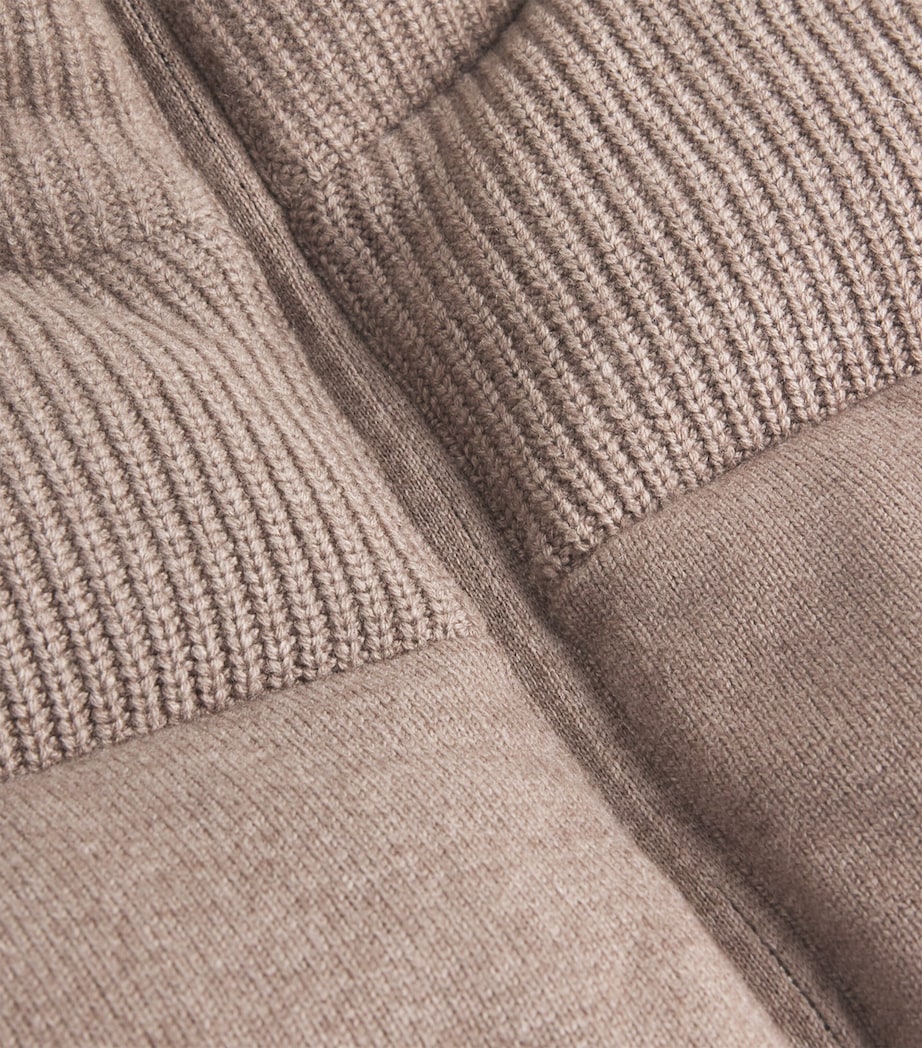 Wool-Cashmere Braxton Down Gilet COFFEE A Image 5