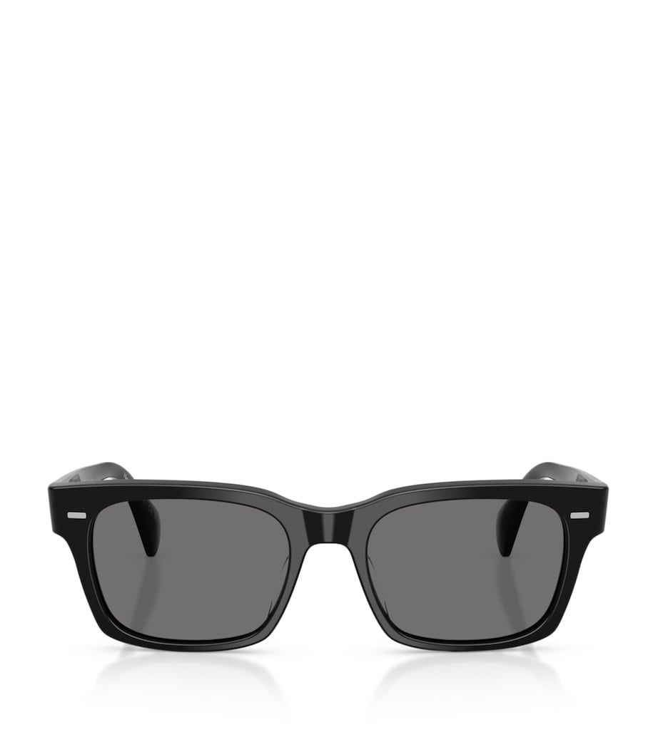 Oliver Peoples Ryce Rectangle Sunglasses Black Image 1