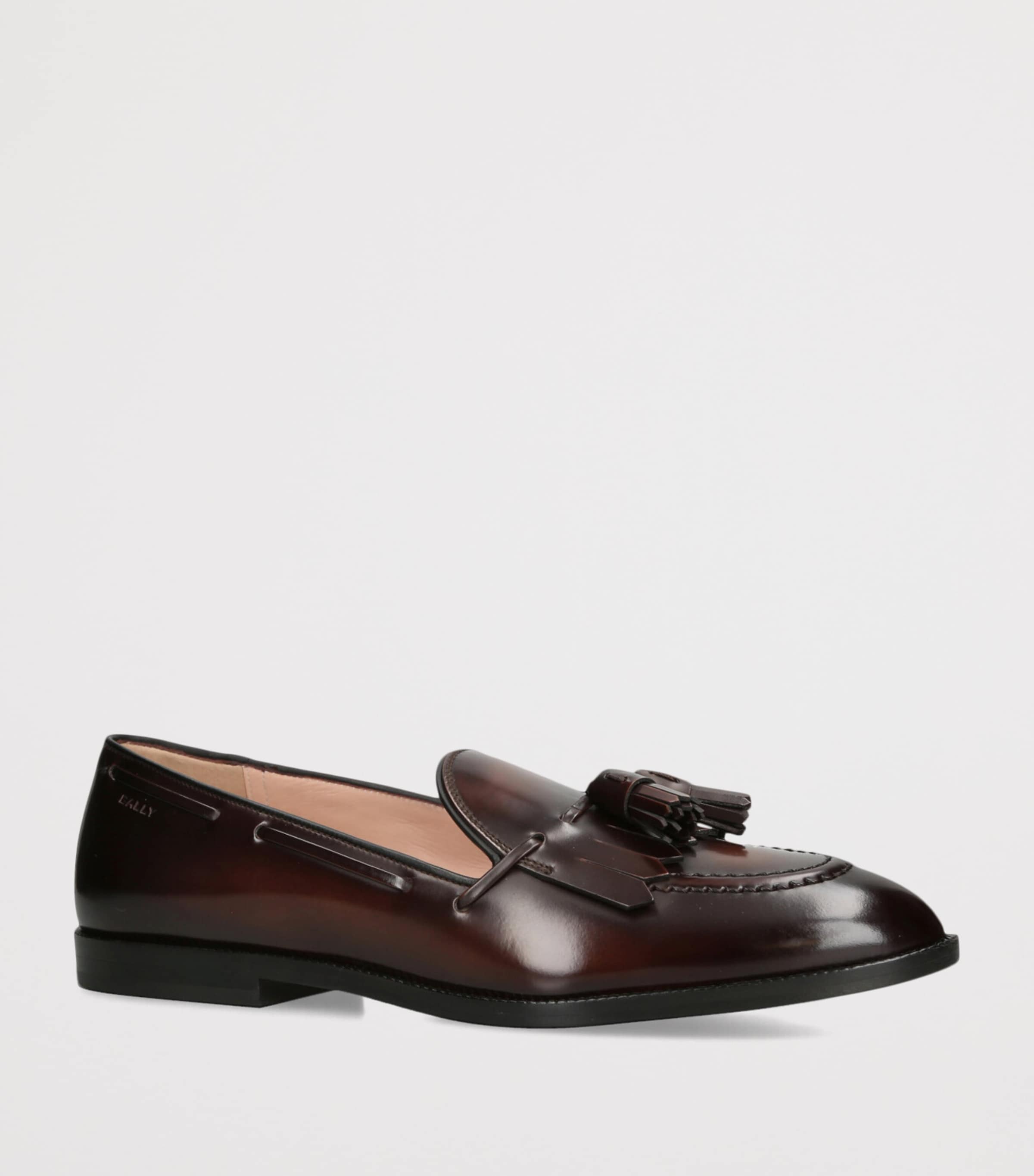 Bally Leather Ethon Loafers Dark Brown Image 3
