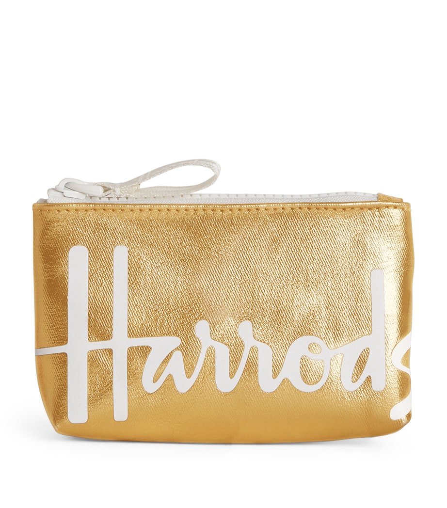 Harrods Cotton Logo Coin Purse Yellow Image 1