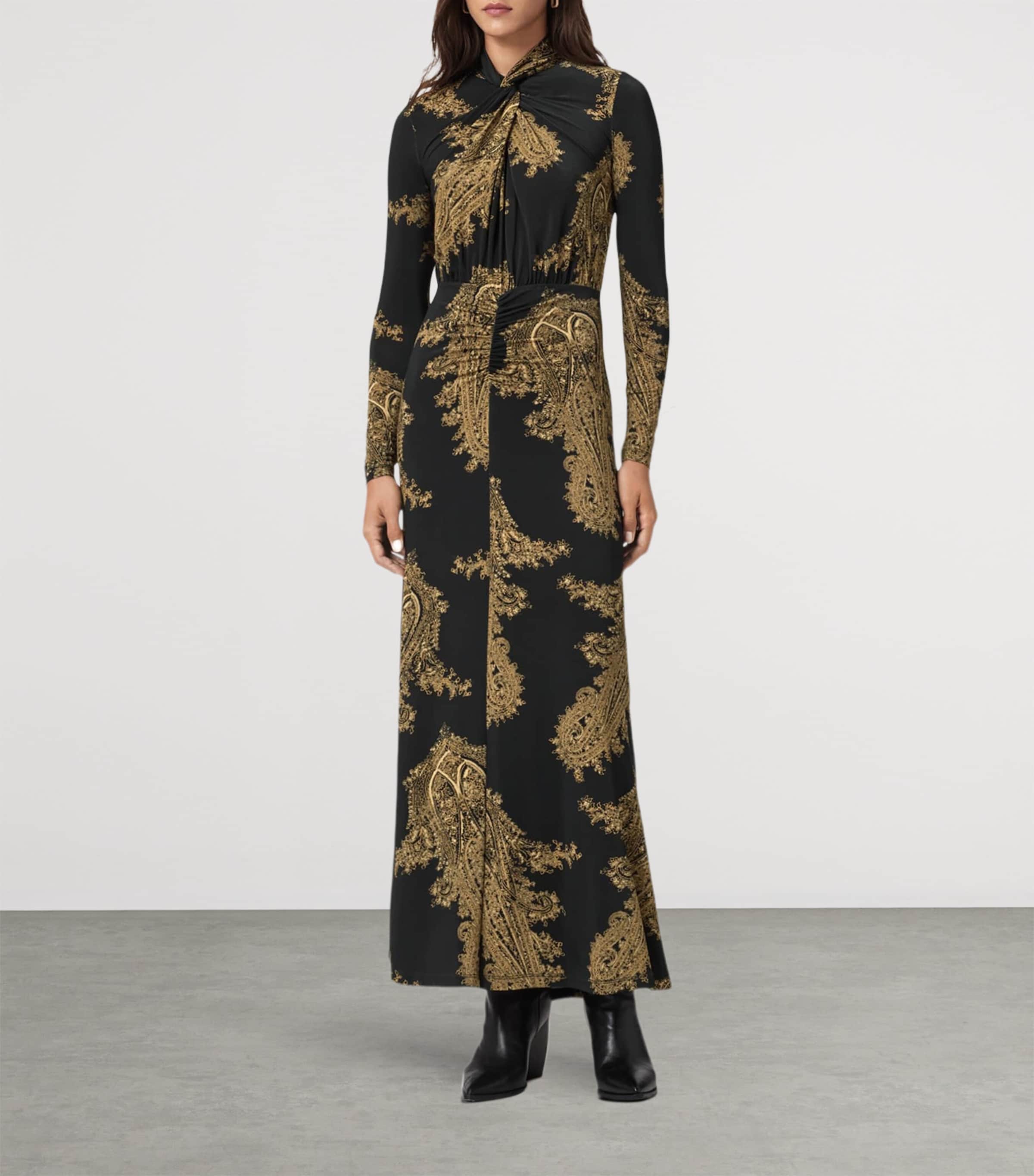 Mina Maxi Dress ELLA BLACK Image 4