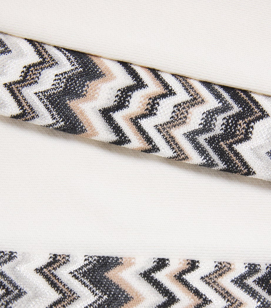 Missoni Kids Cotton Zigzag-Trim Sweatpants (4-14 Years) Image 3