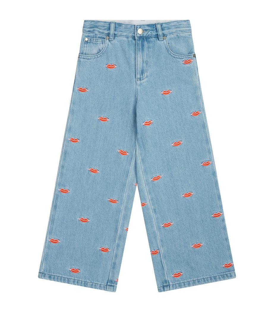 Embroidered Lip Jeans (3-14+ Years) 626EMAVIO/EMB Image 1