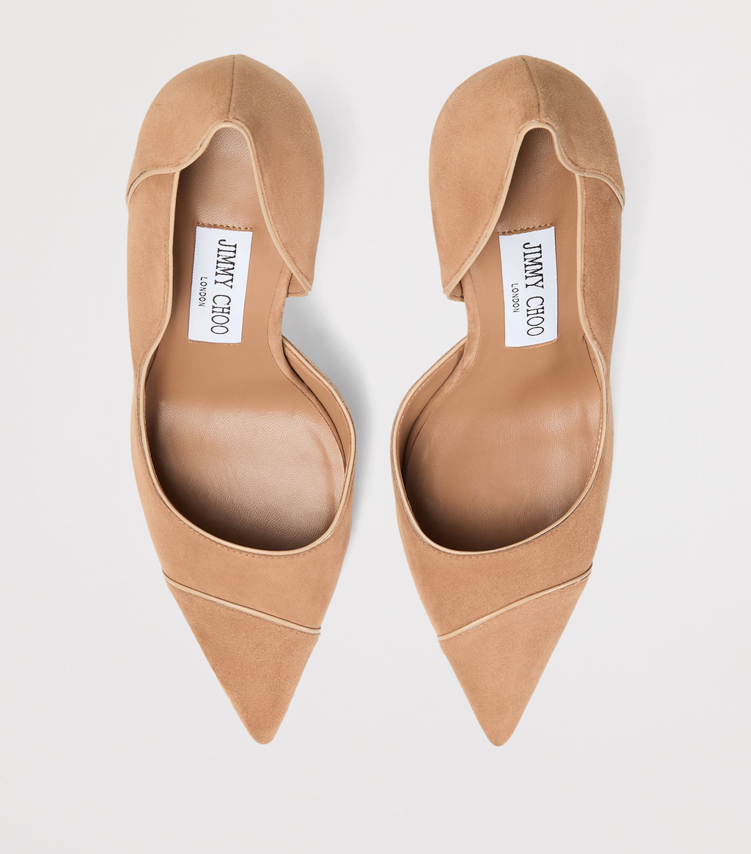 Jimmy Choo Brigitte 100 Suede Pumps Toffee/chai Image 4