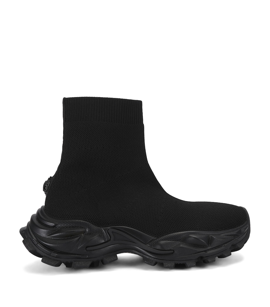 Kurt Geiger London Dalston Sock Runner Boots Black Image 1