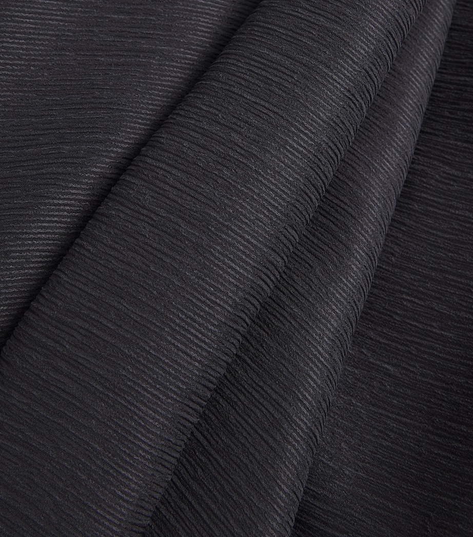 Silk Plissé Jacket SLATE Image 6