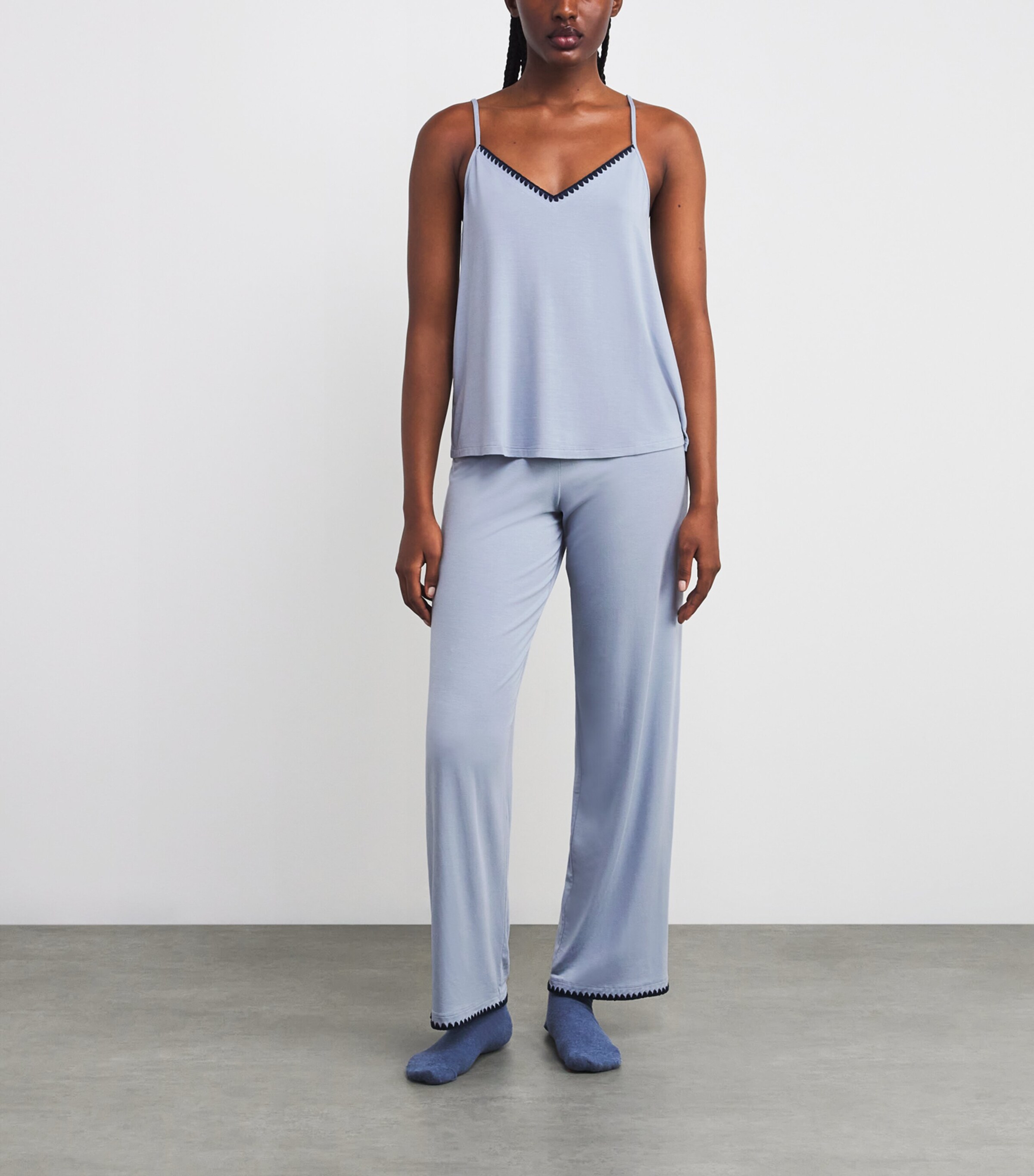 Eberjey Blue Frida Pyjama Set Harrods US