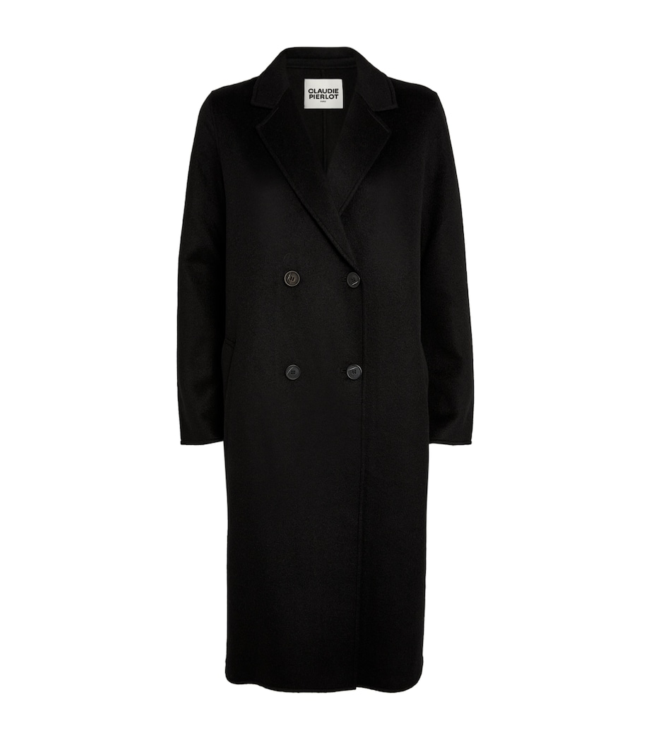 Wool-Blend Galant Coat BLACK Image 1