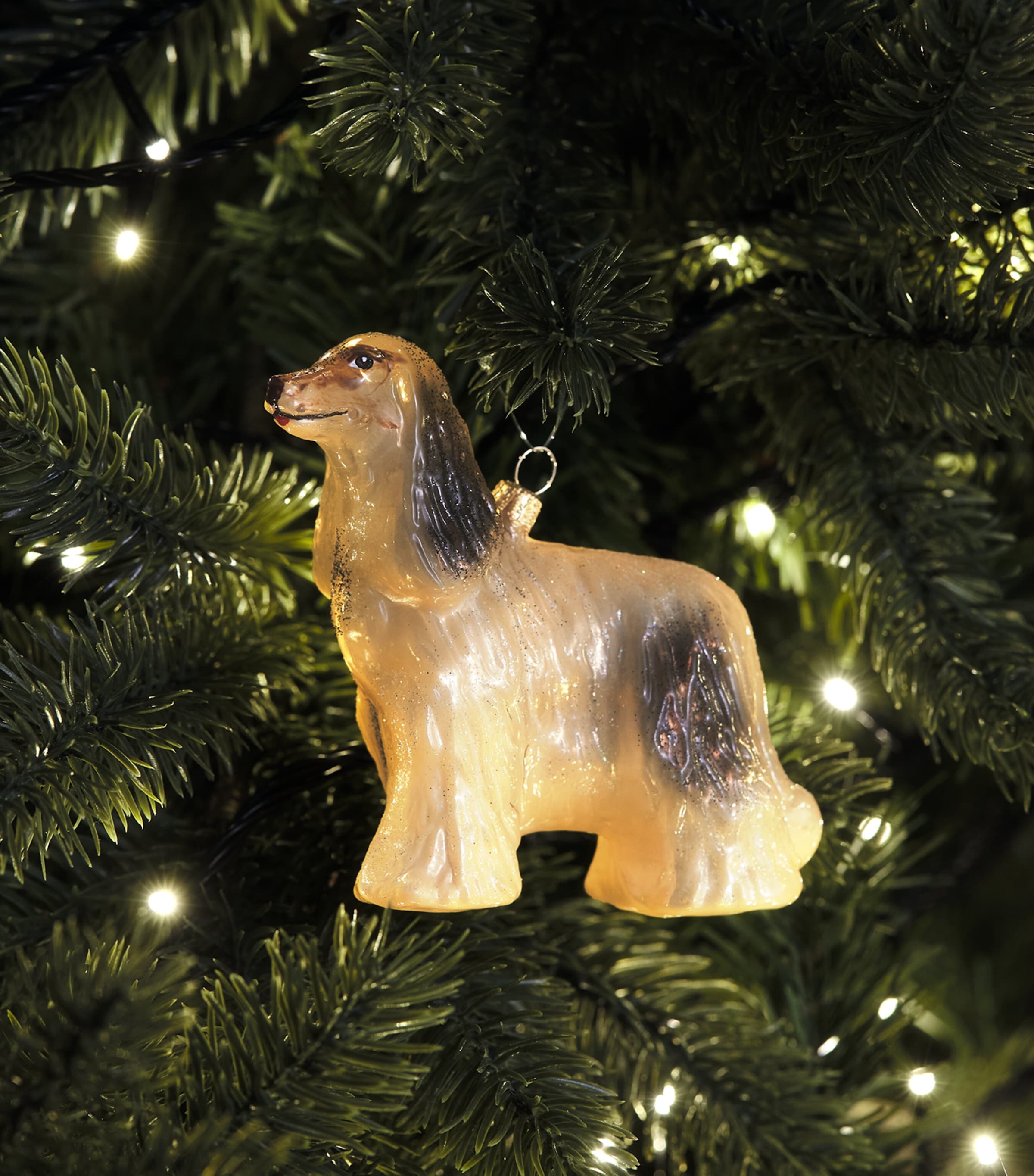 Harrods Afghan Dog Tree Decoration Image 3
