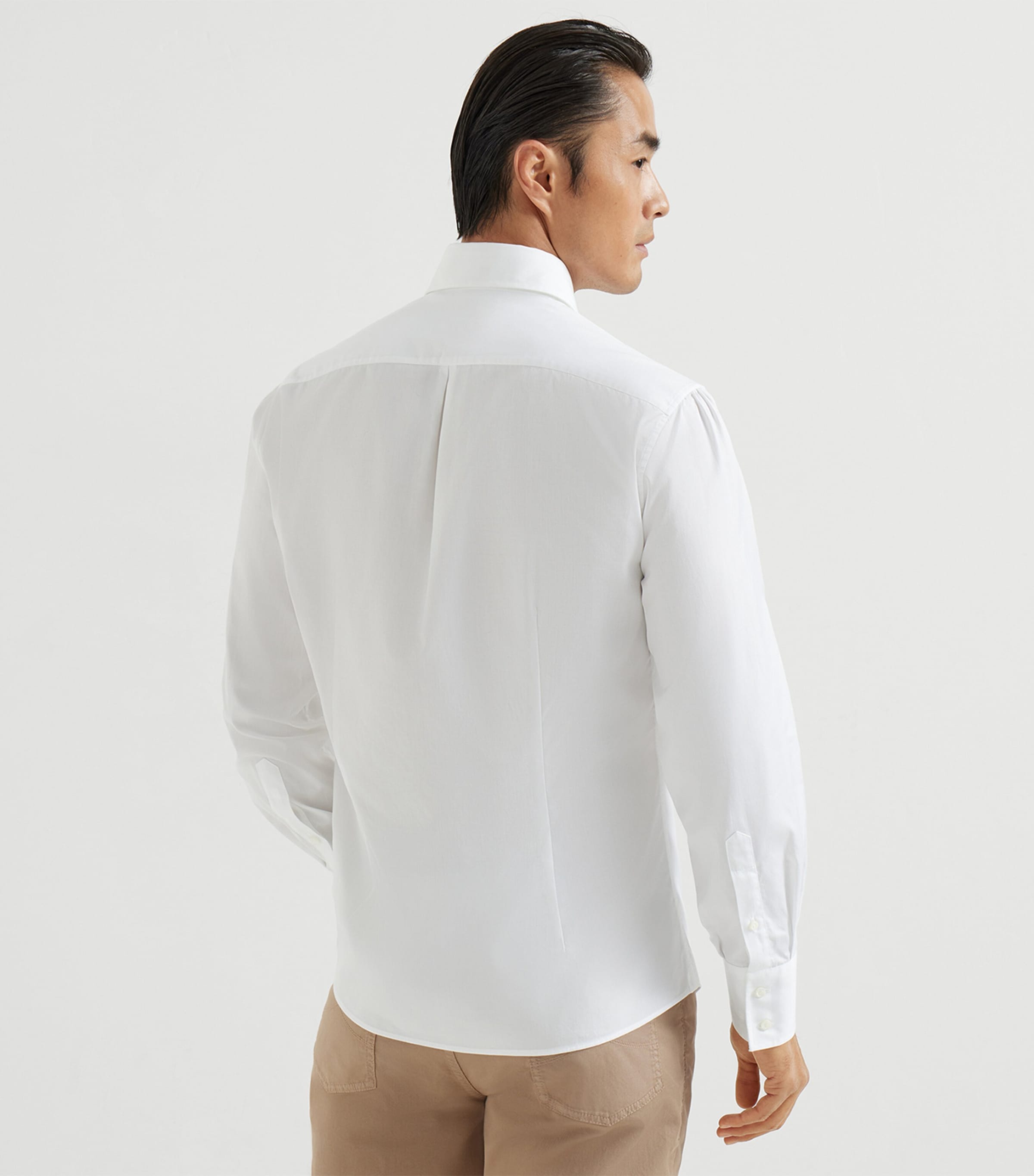 Brunello Cucinelli Mens Cotton Slim Shirt Image 5