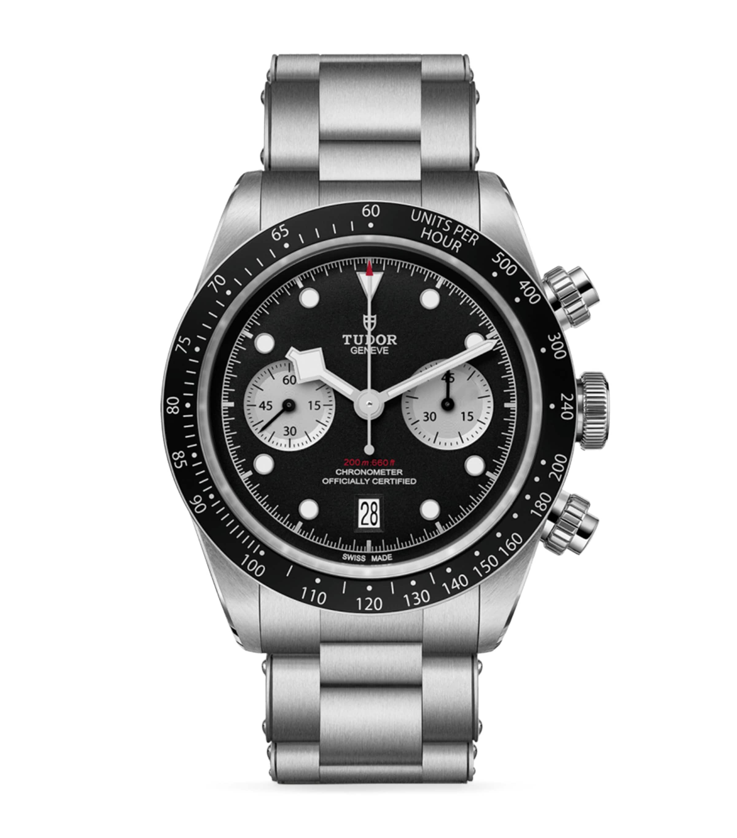 TUDOR Black Bay Chrono Stainless Steel Watch 41mm Black Image 1