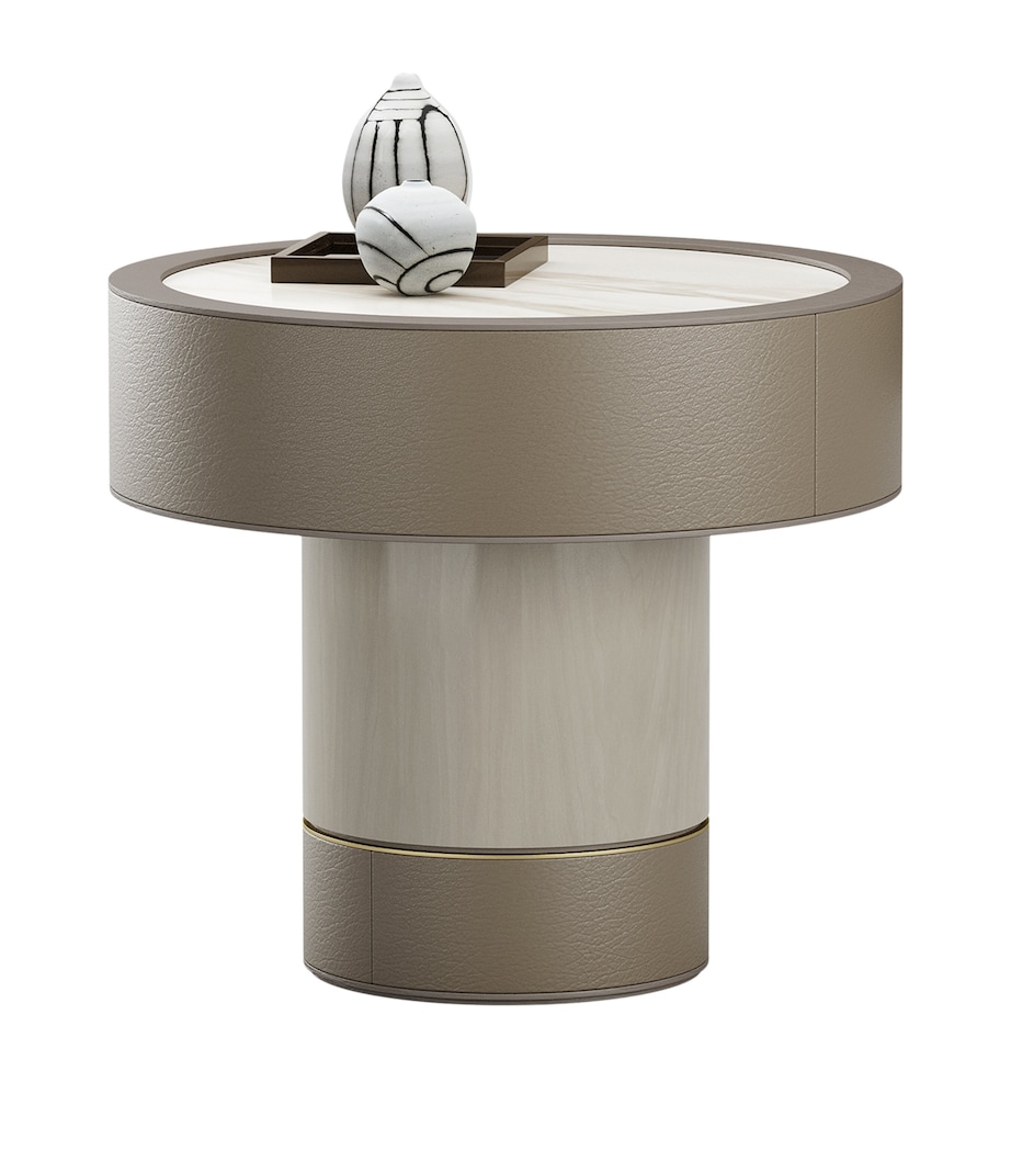 Frato Wood Hanak Side Table Grey Image 3