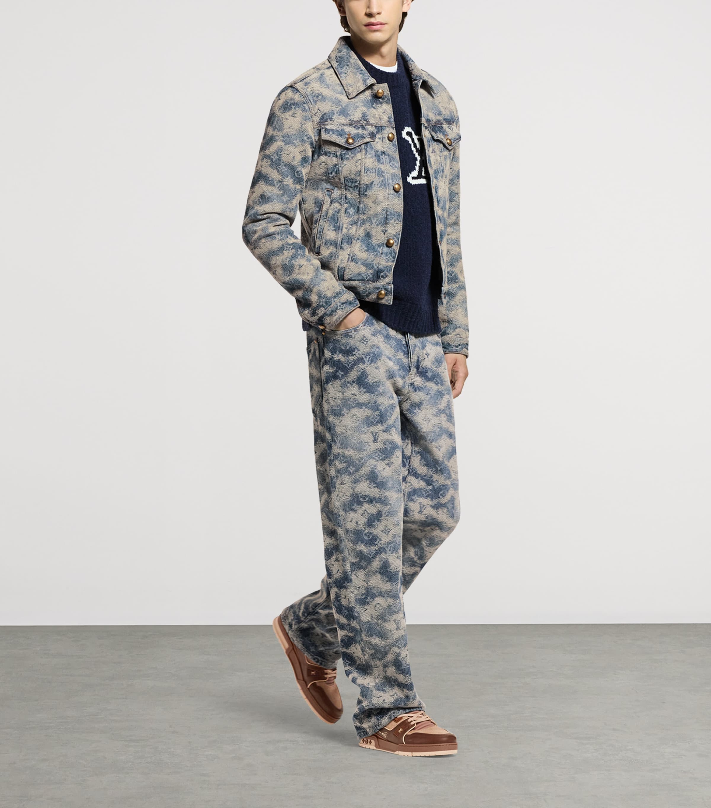 Denim Skate Trousers INDIGO BLUE Image 4