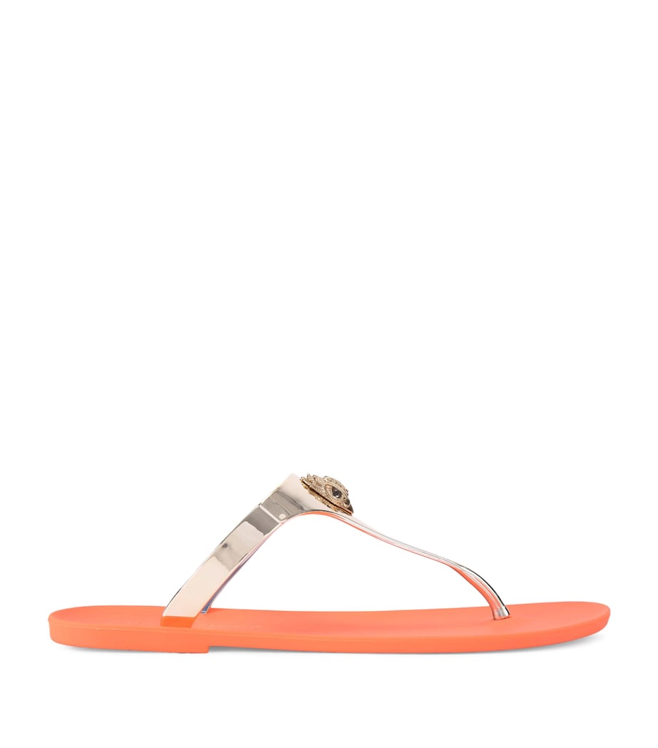 Kurt Geiger London Maddison T-Bar Sandals Bronze Com Image 1