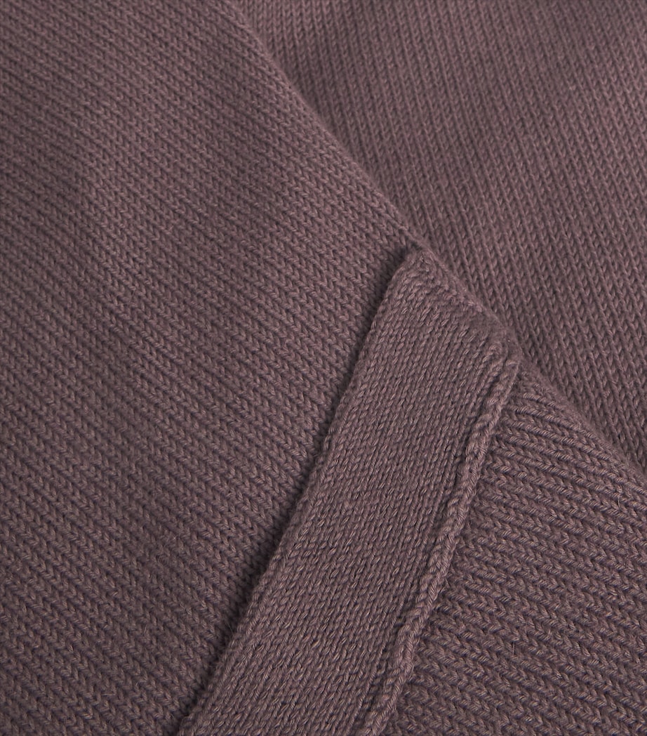 Cotton-Cashmere Alex Cardigan D408 TRUFFLE Image 5