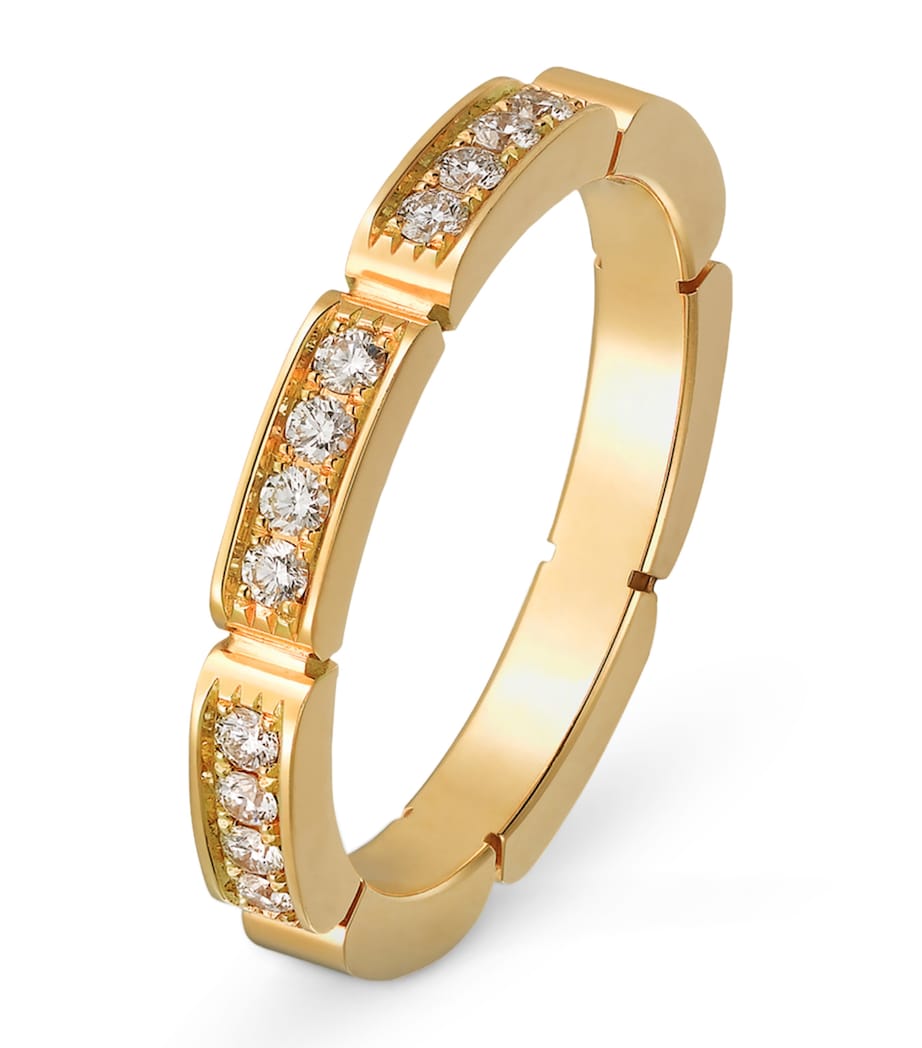 Cartier Yellow Gold and Diamond Maillon Panthère Wedding Band Yellow Gold Image 1