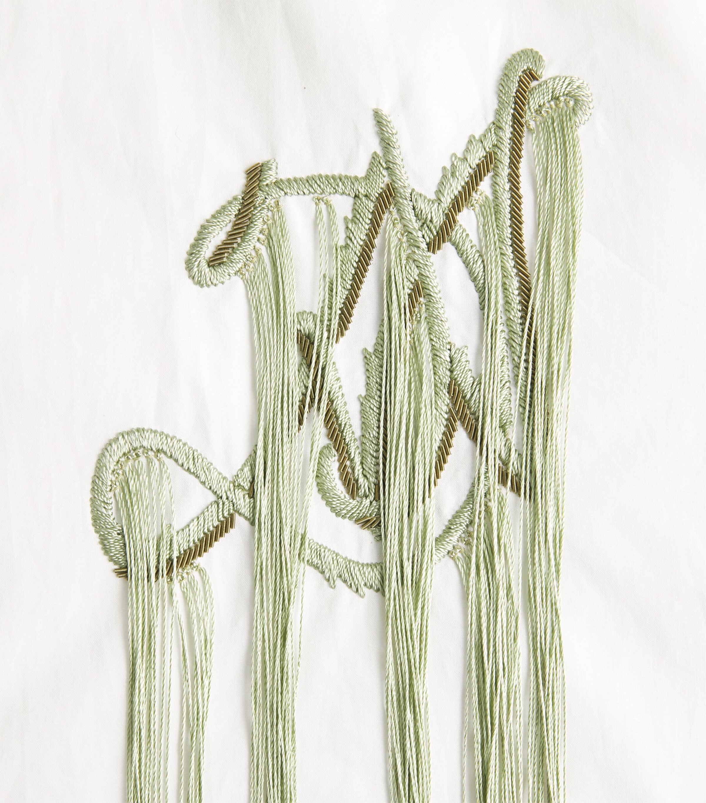 DRIES VAN NOTEN Mens Cotton Embroidered Shirt Image 6