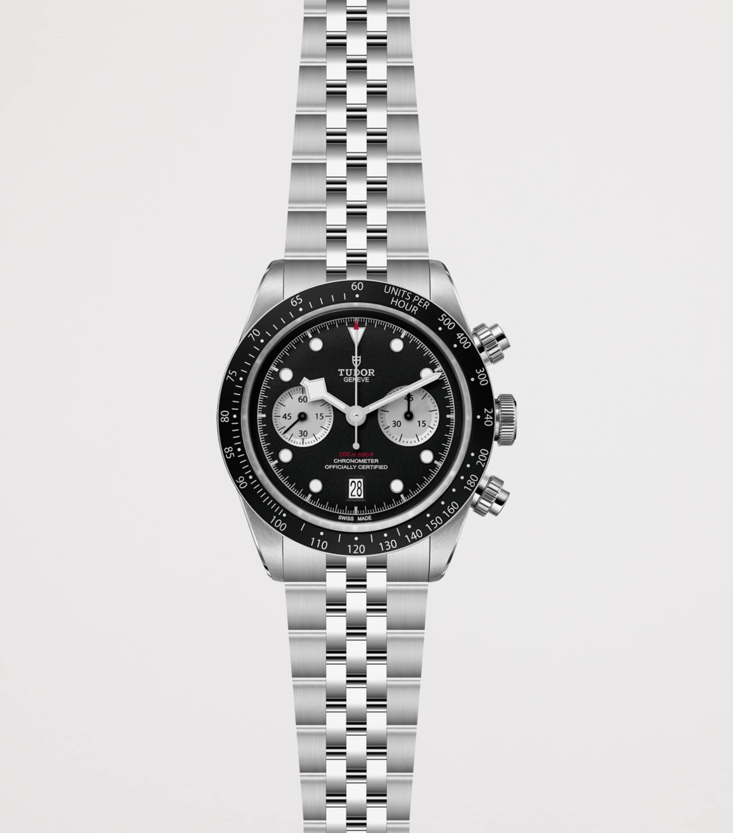 Black Bay Chrono Stainless Steel Watch 41mm BLACK Image 2