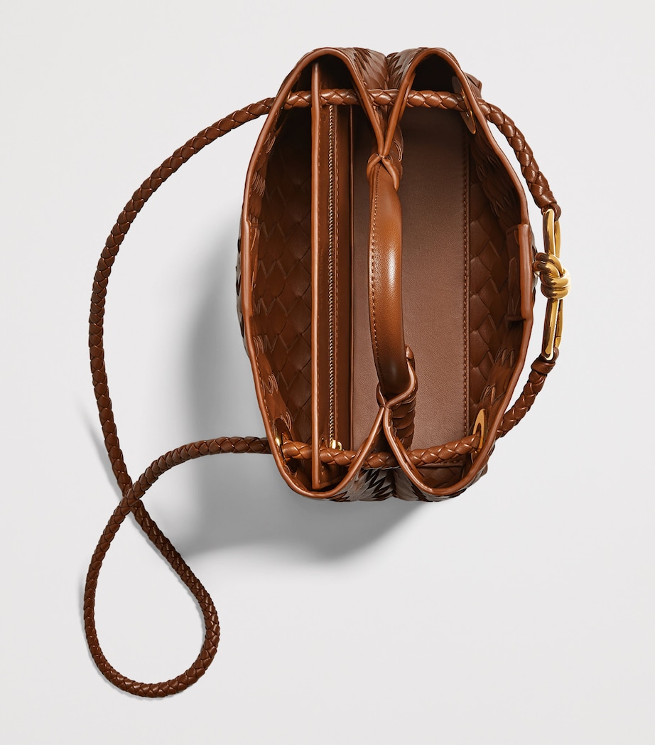 Bottega Veneta Small Leather Andiamo Top-Handle Bag Image 2