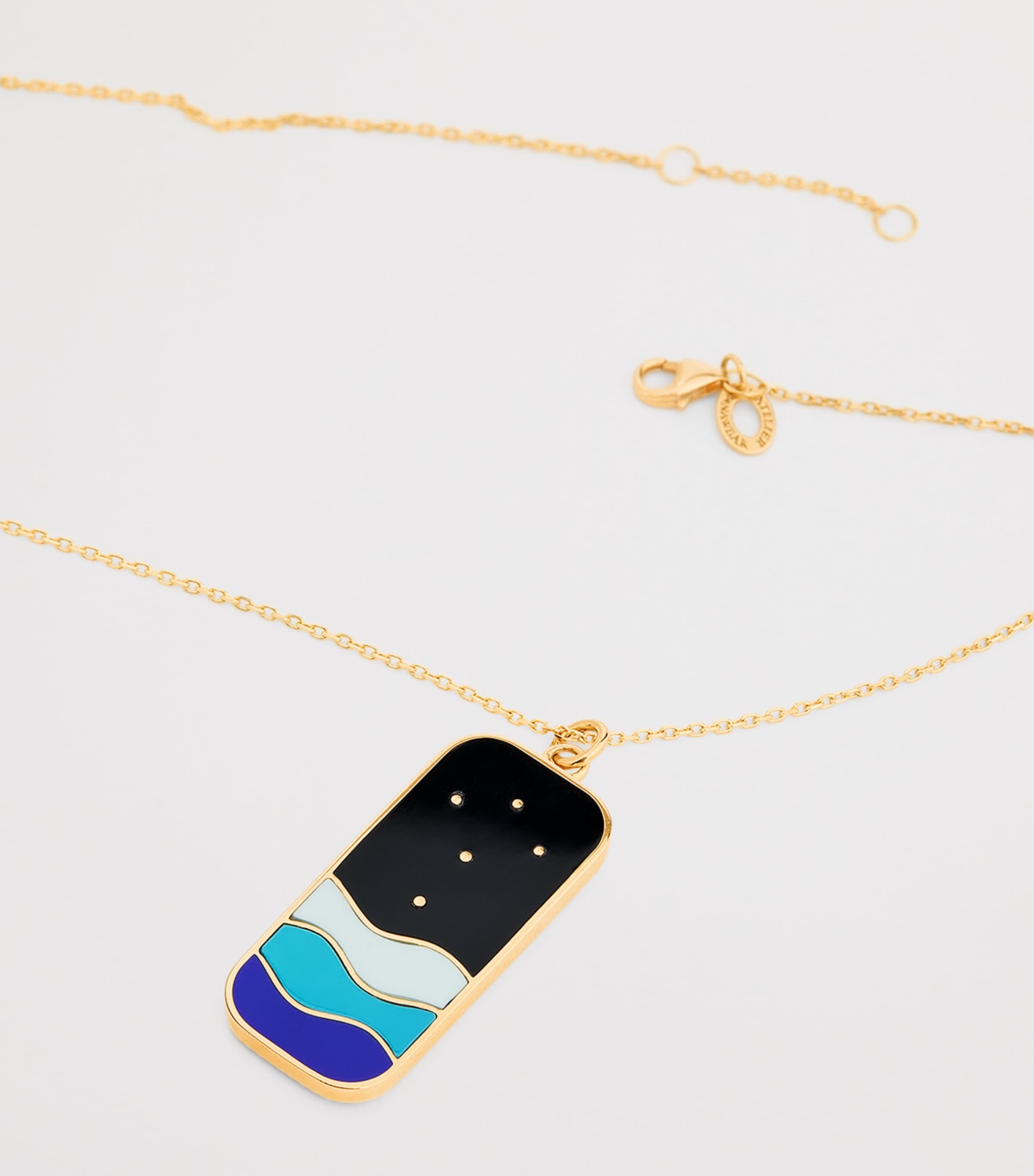 L'ATELIER NAWBAR Yellow Gold and Diamond Cosmic Love The Summer Night Necklace Yellow Gold Image 5
