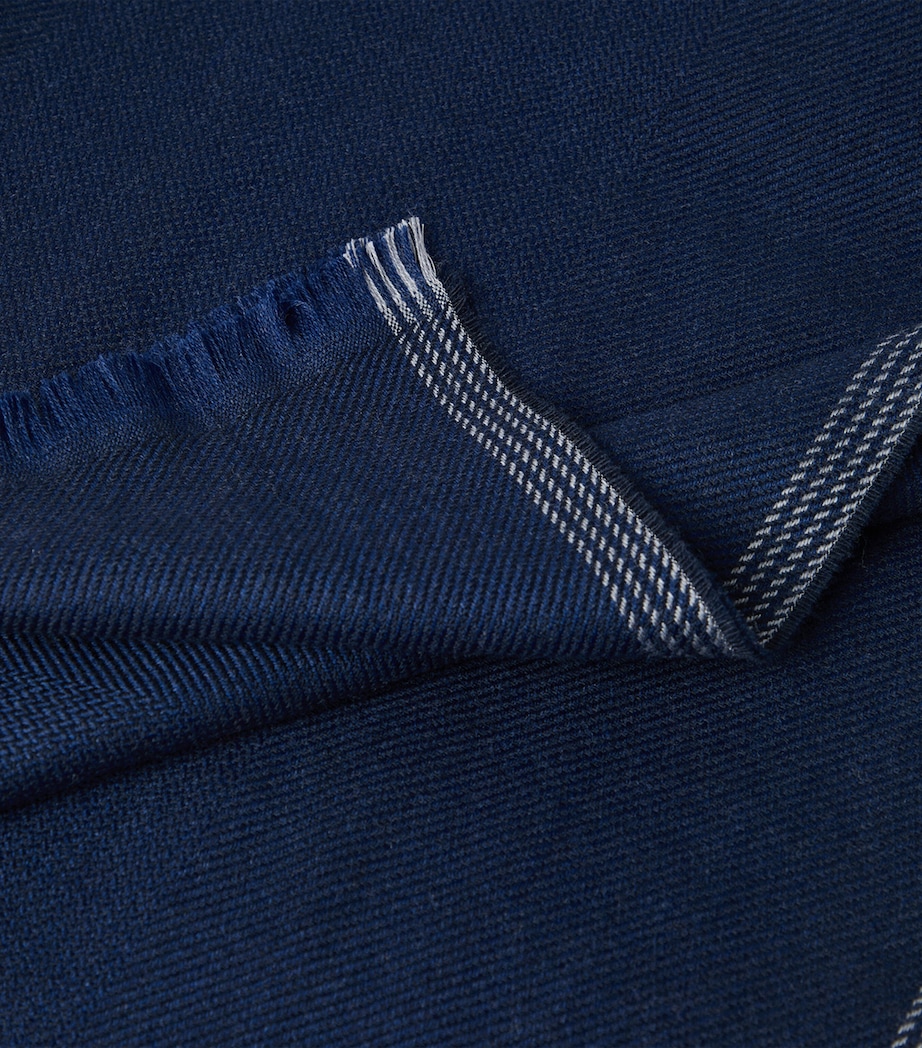 Wool-Cashmere Diagonal Scarf CL616 Image 4