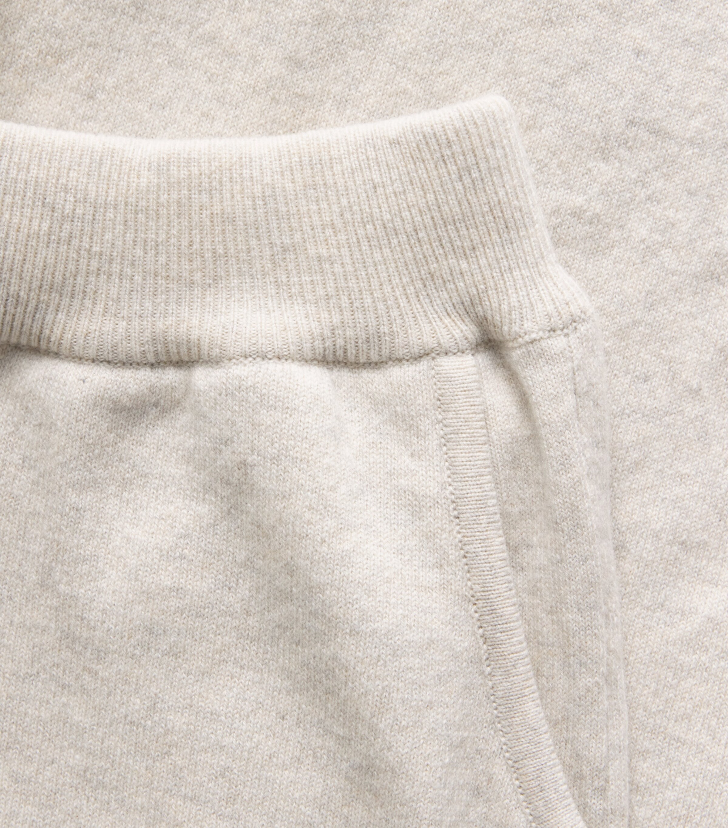 Johnstons Of Elgin Womens Cashmere-Blend Coll Trousers Lunan Sand Image 6