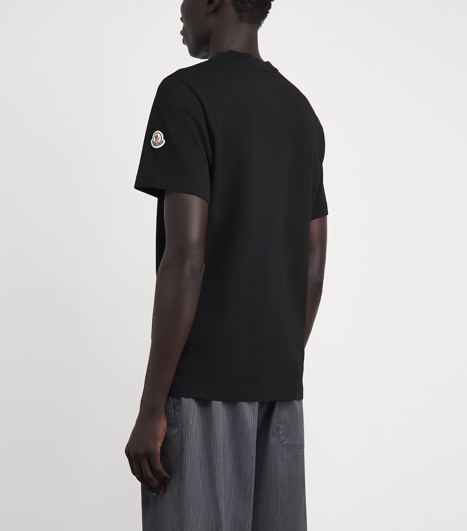 Moncler Mens Cotton Logo T-Shirt Image 5