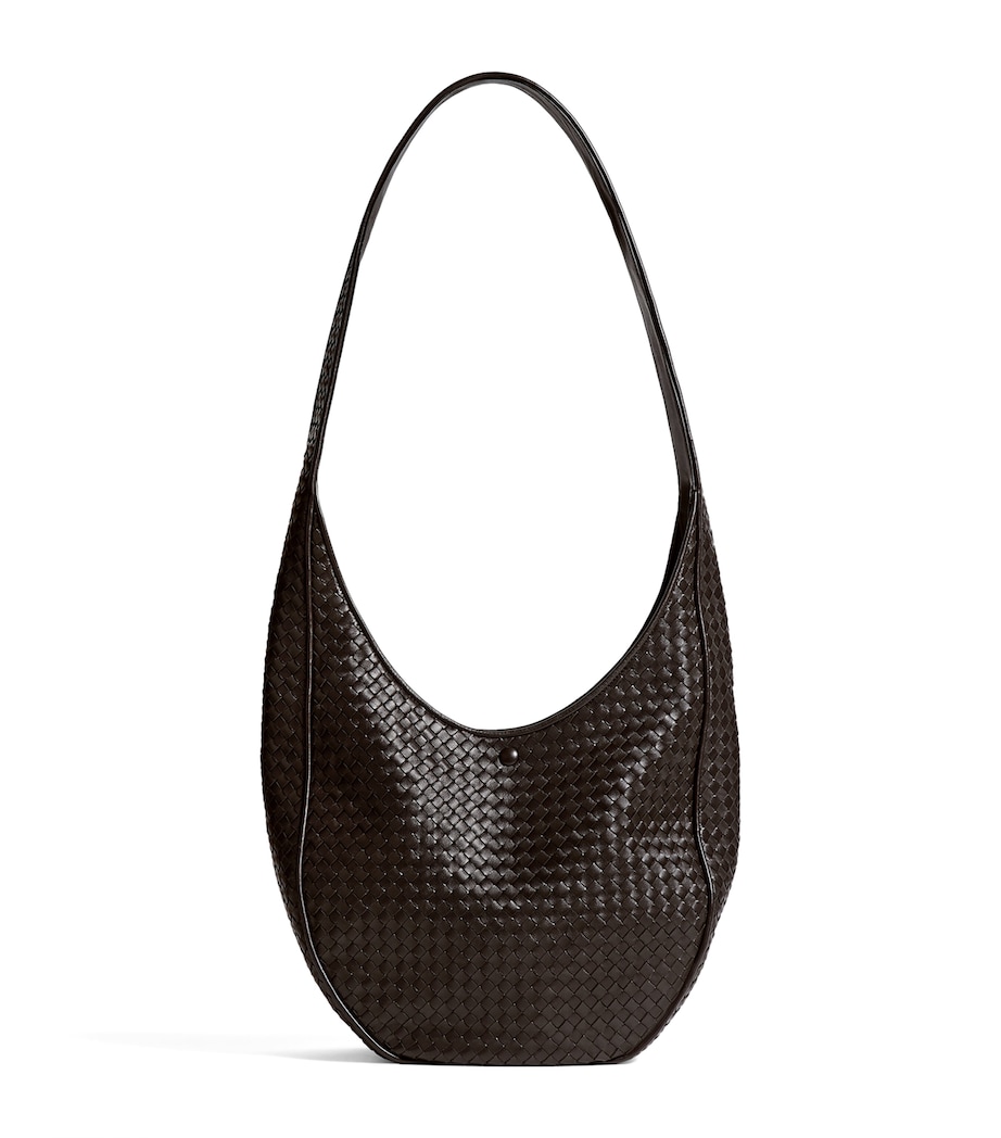 Bottega Veneta Womens Leather Ovetto Shoulder Bag Image 1
