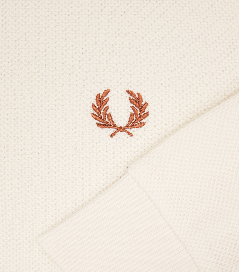 Cotton Logo Polo Shirt 560-ECRU Image 5