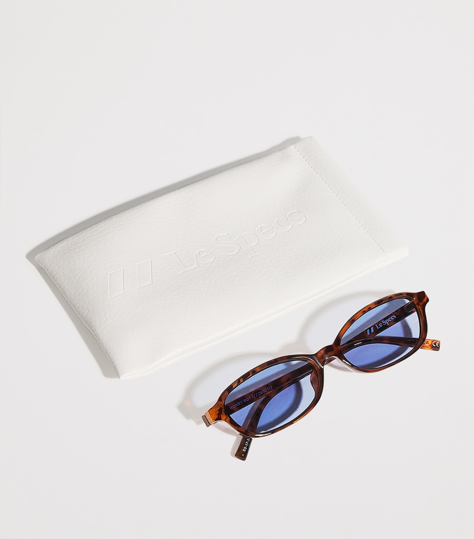Square Honey Pot Sunglasses AMBER TORT Image 4