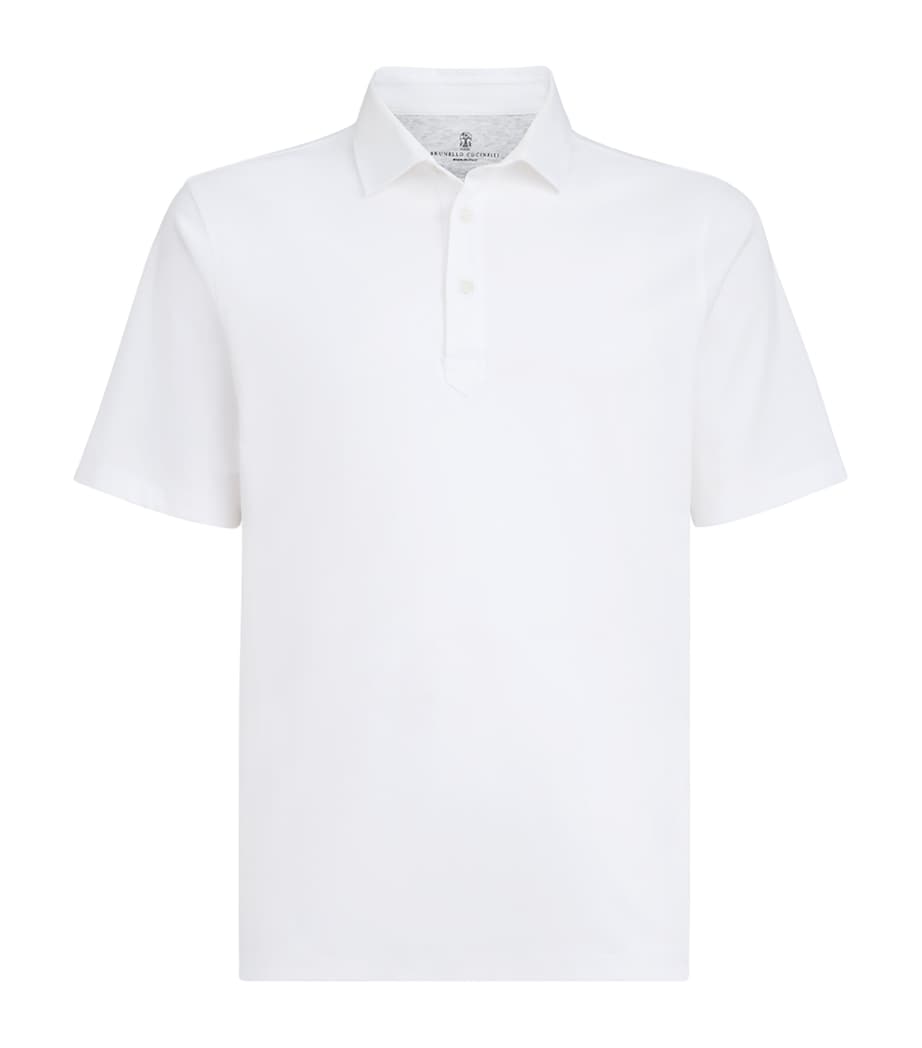 Brunello Cucinelli Mens Cotton Polo Shirt Image 1