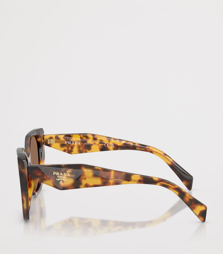 Prada Tortoiseshell Pillow Sunglasses Brown Image 3