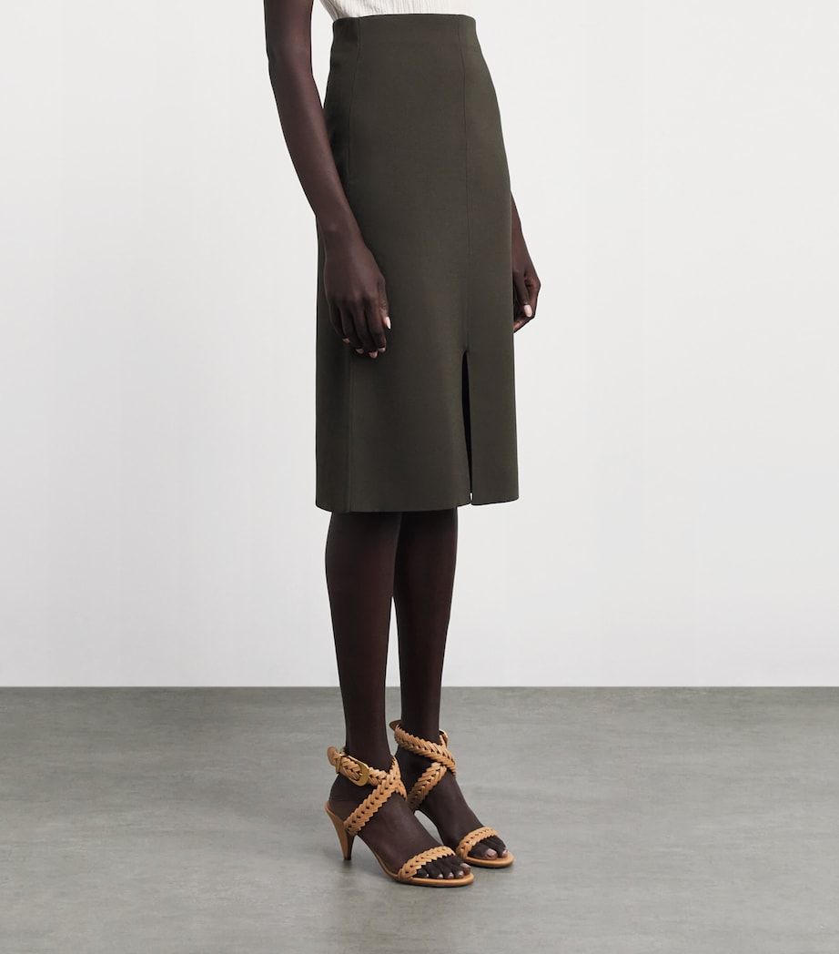 Milano-Knit Safir Midi Skirt PALM LEAF Image 3