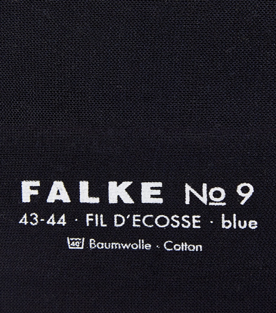 No.9 Fil D’Ecosse Socks NAVY Image 2
