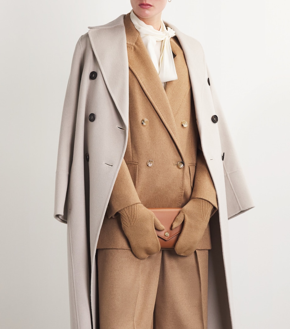 Harrods Womens Cashmere Mittens Badain Image 2