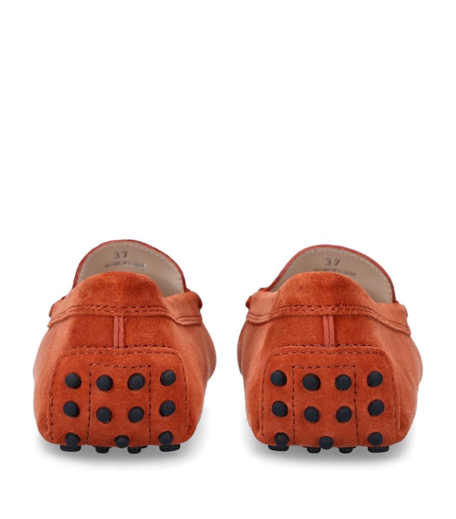 Suede Mocassino Driving Shoes ORANGE Image 2