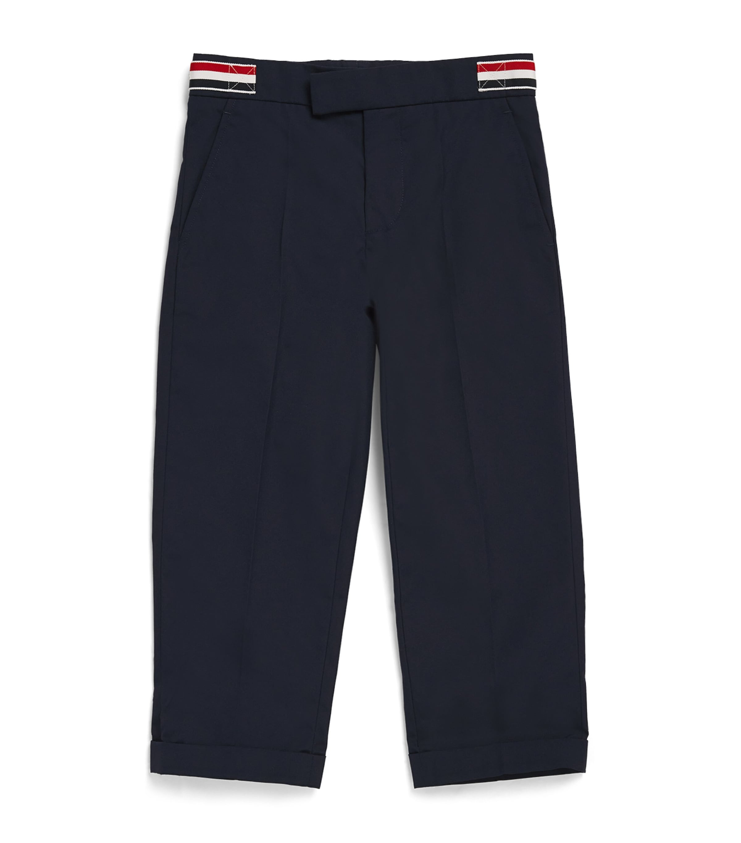 Shop Thom Browne Typewriter Cloth Trousers In Navy