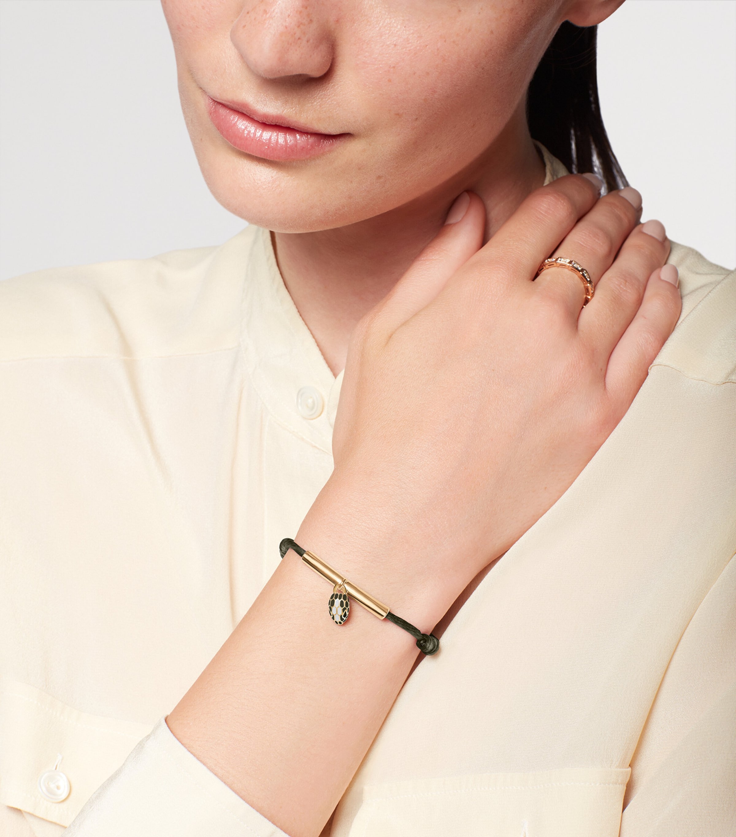 Serpenti Forever Bracelet GREEN Image 2