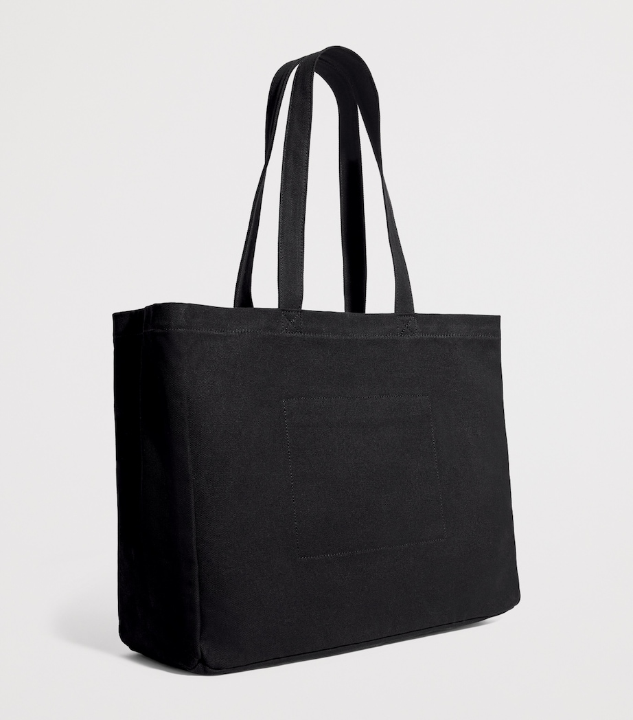 Cotton Logo Tote Bag BLACK Image 3