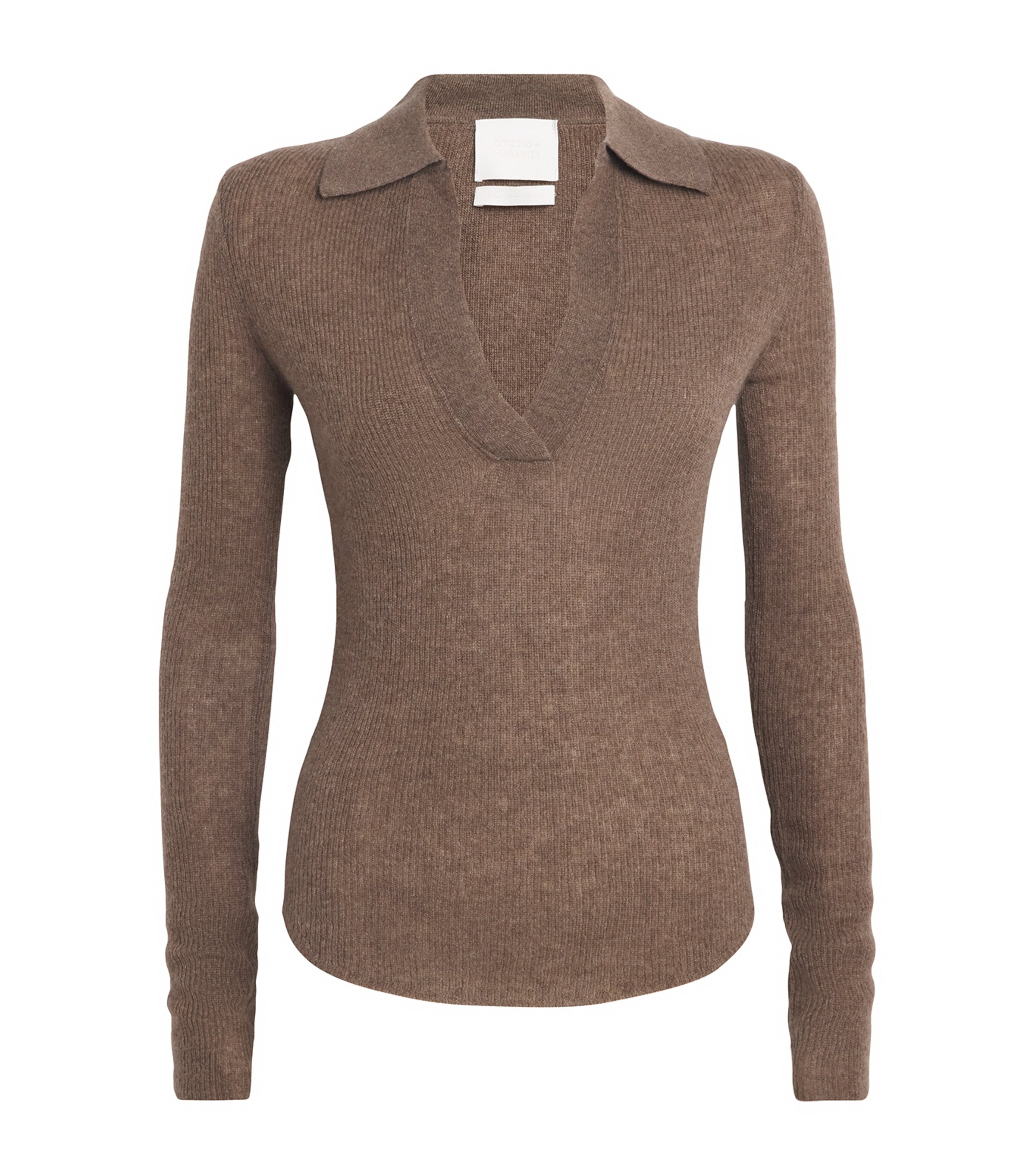 Citizens of Humanity Wool-Cashmere Simone Polo Sweater | Women Clothing | Knitwear | Cashmere | Jumpers | Women New In | Womens Clothing | Designers | Citizens of Humanity
